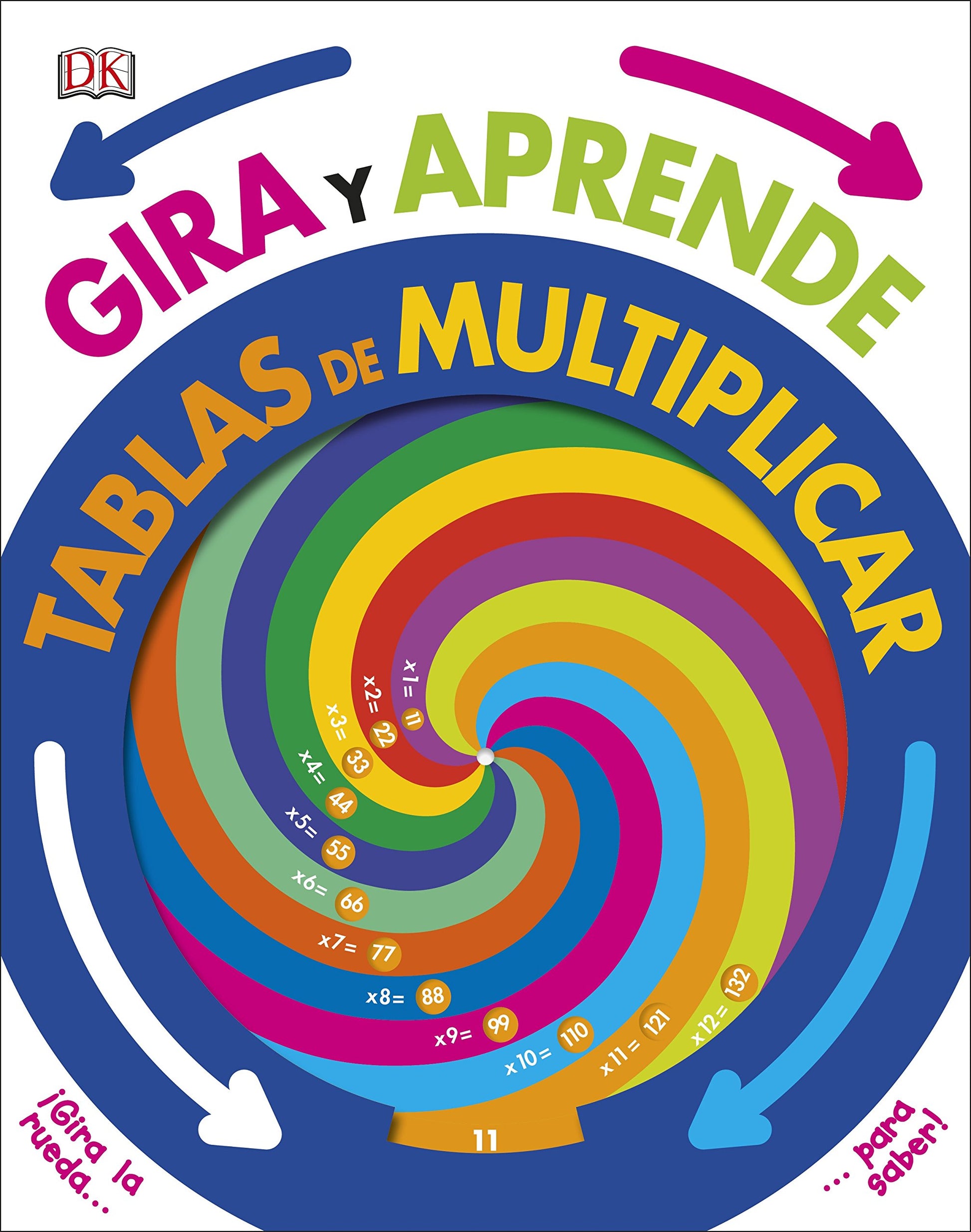 Libro: Gira y aprende: Tablas de Multiplicar (Paso a paso)