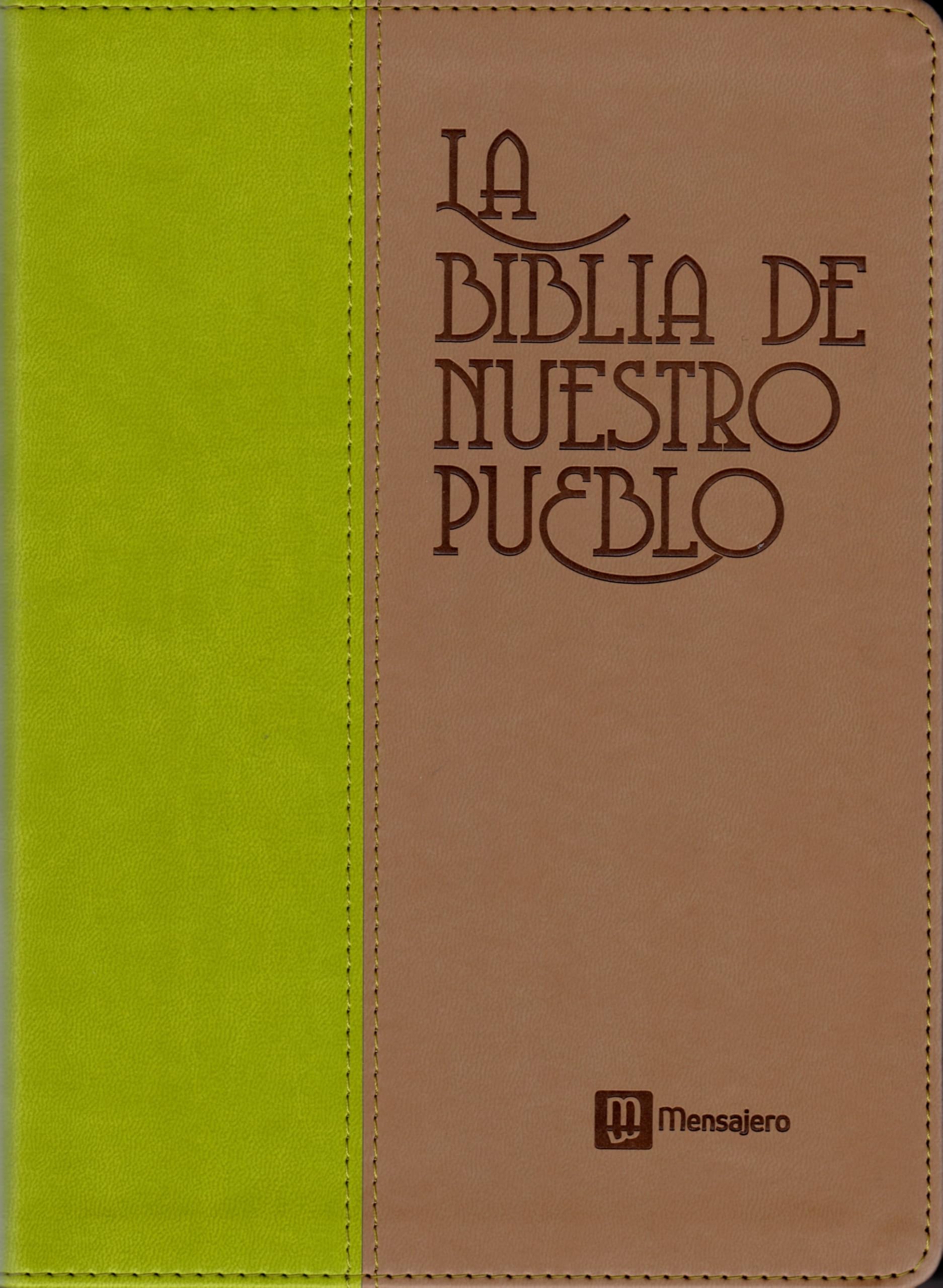 Libro: Biblia de Nuestro Pueblo - Grande Piel Dos Tonos