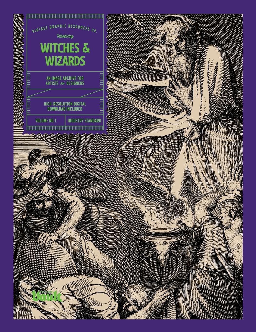 Libro: Witches & Wizards: An Image Archive for Artists and Designers (Image Archive Series by Vault Editions)
