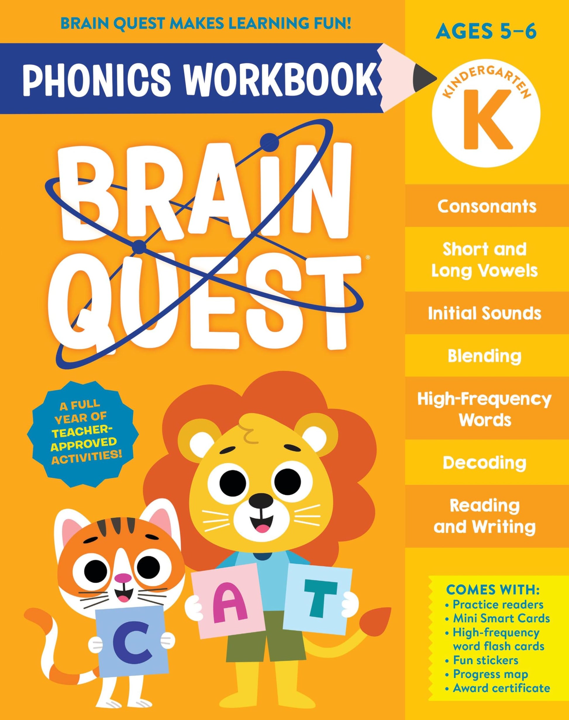 Libro: Brain Quest Phonics Workbook: Kindergarten: 2