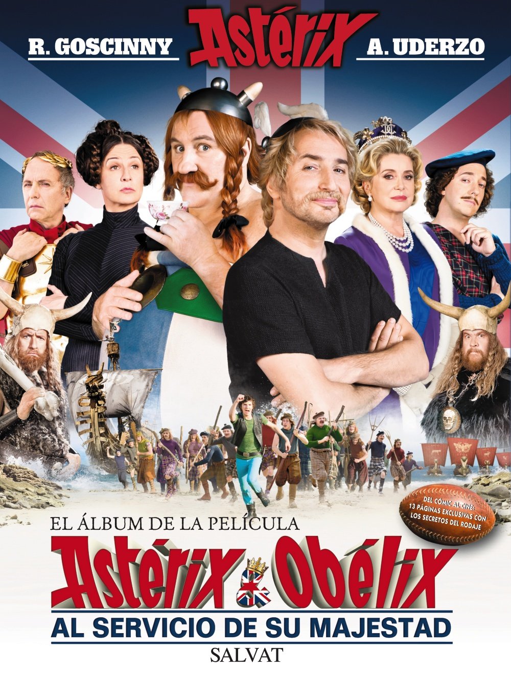 Libro: Astérix & Obélix al servicio de su majestad. El álbum de la película