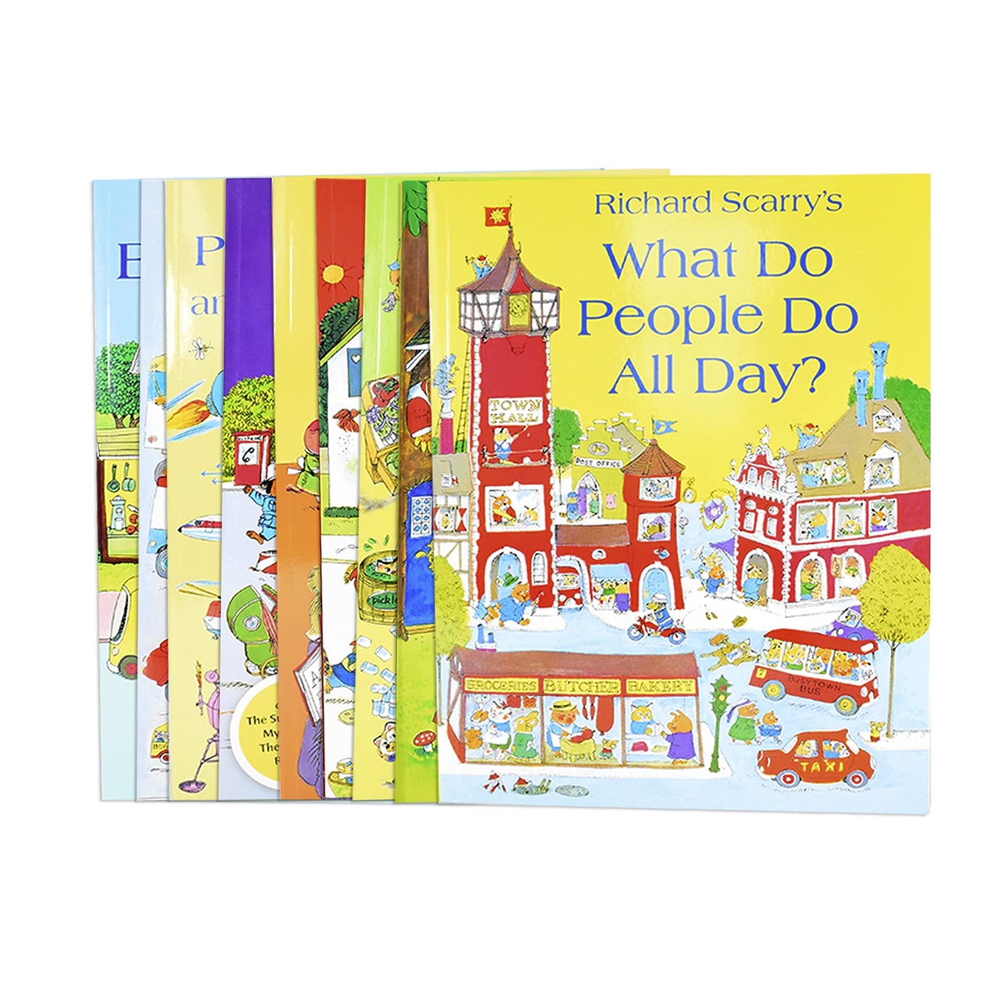 Libro: Richard Scarry's Best Collection Ever! 10 books collection. What do people do...