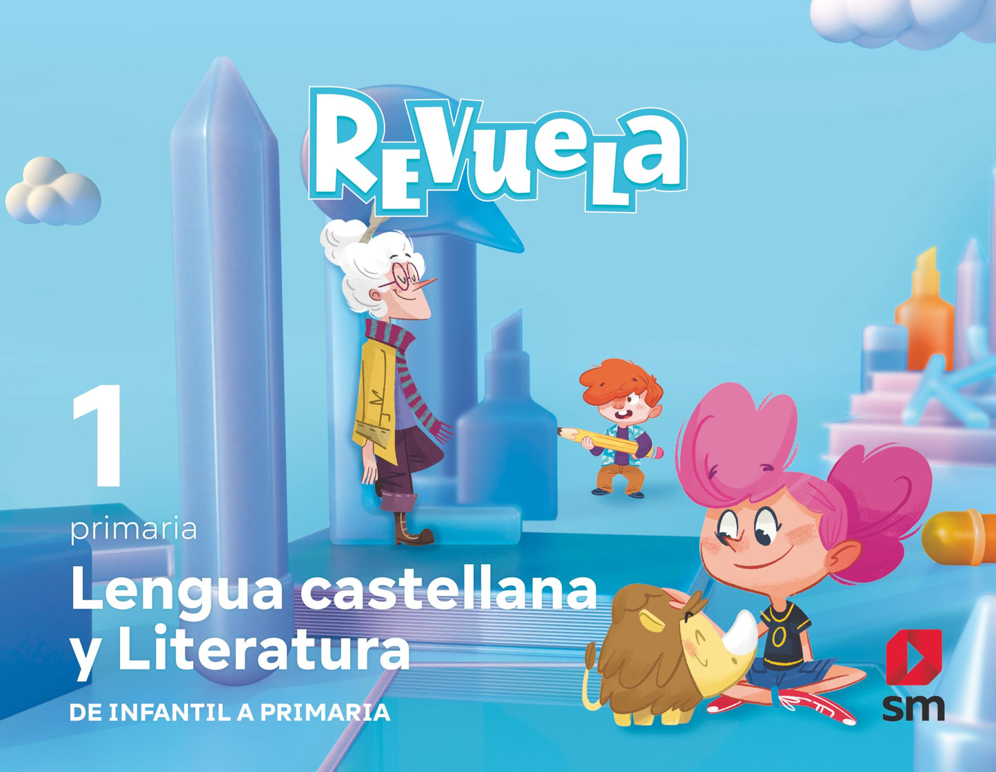 Libro: Lengua Castellana y Literatura. 1 Primaria. Trimestres. Revuela