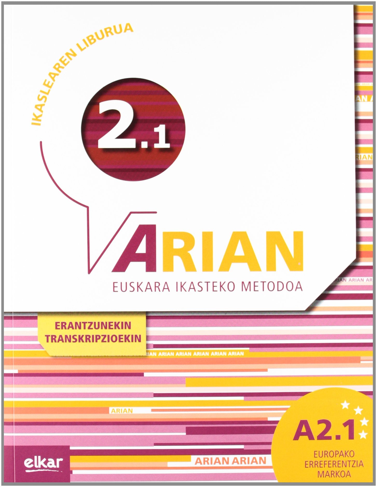 Libro: Arian A2.1 Ikaslearen liburua (+CD audioa)