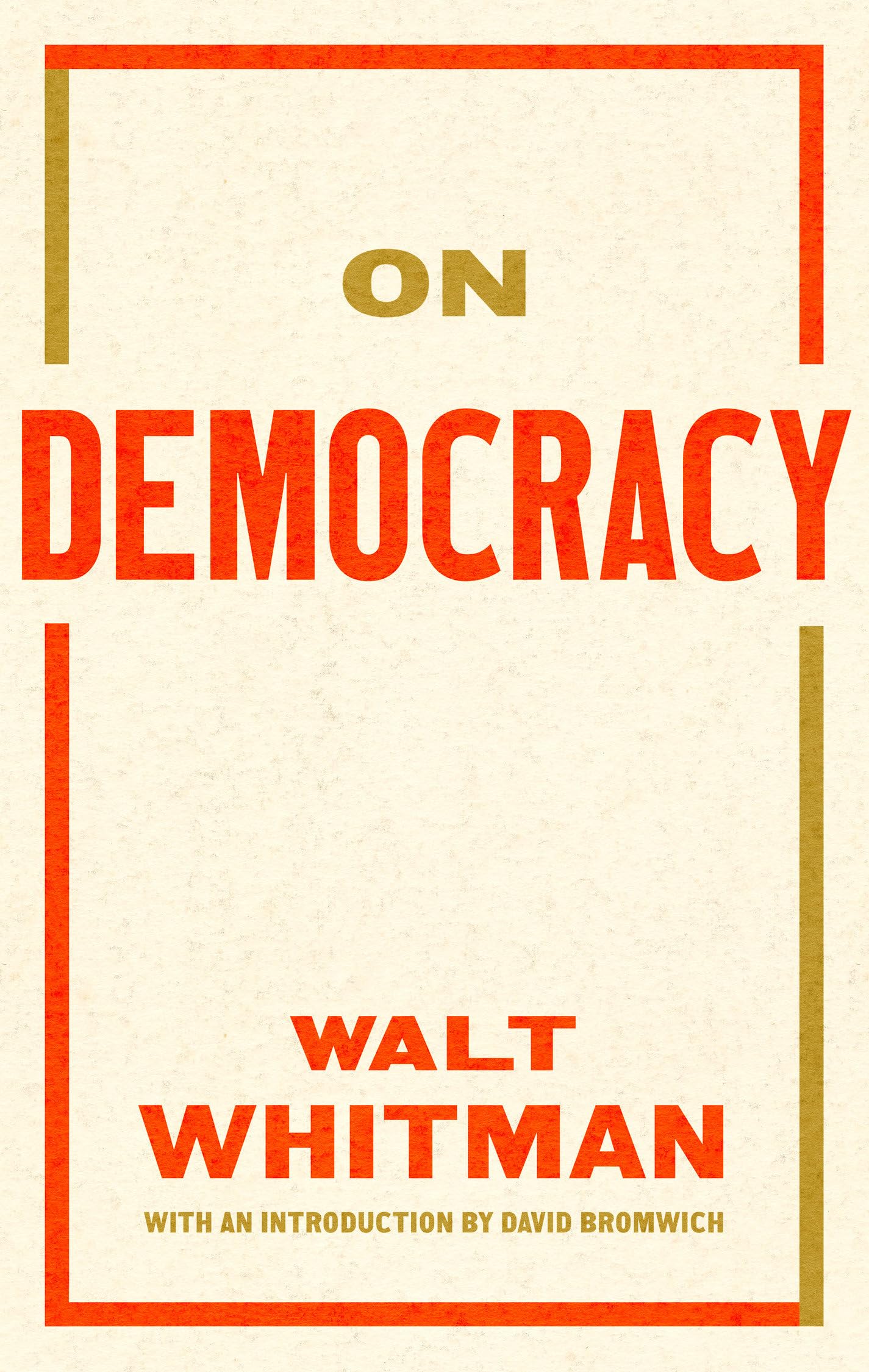 Libro: On Democracy (Library of America Broadsides)
