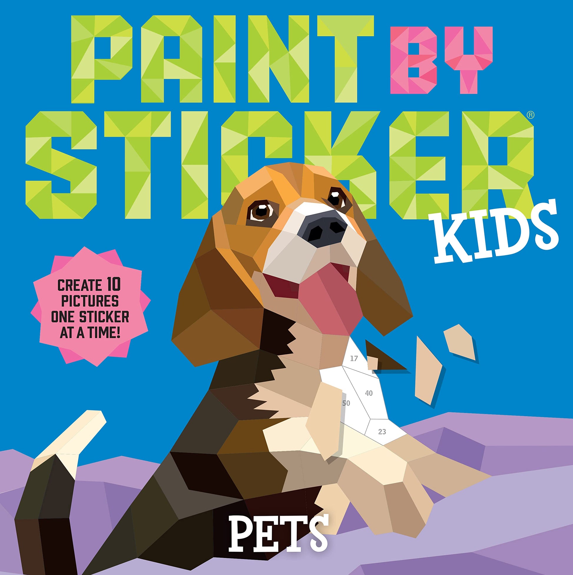 Libro: Paint by Sticker Kids: Pets: Create 10 Pictures One Sticker at a Time!