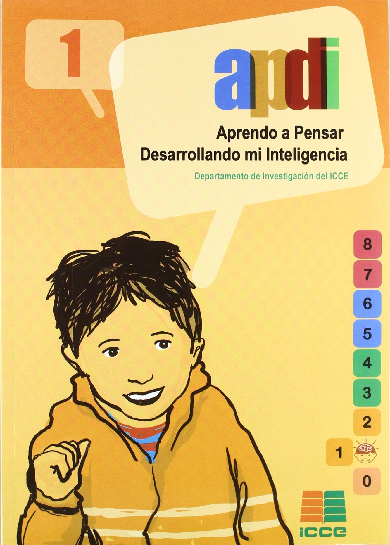Libro: APDI 1, aprendo a pensar desarrollando mi inteligencia (SIN COLECCION)