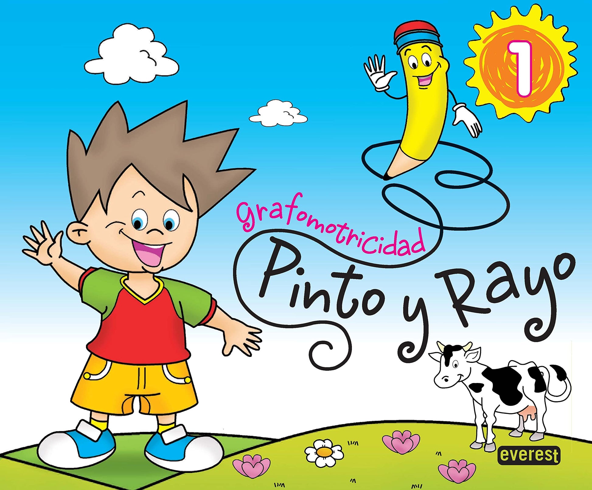 Libro: Pinto y Rayo, grafomotricidad, Educación Infantil. Cuaderno 1