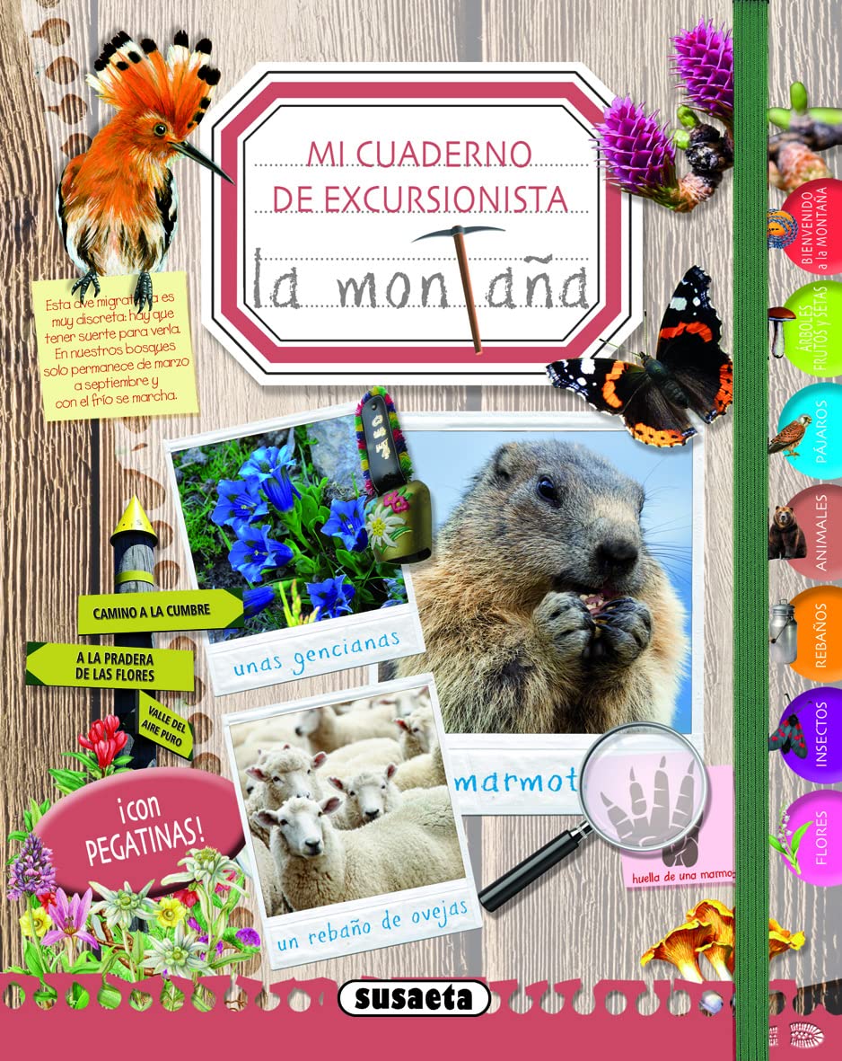 Libro: Mi cuaderno de excursionista la montaña