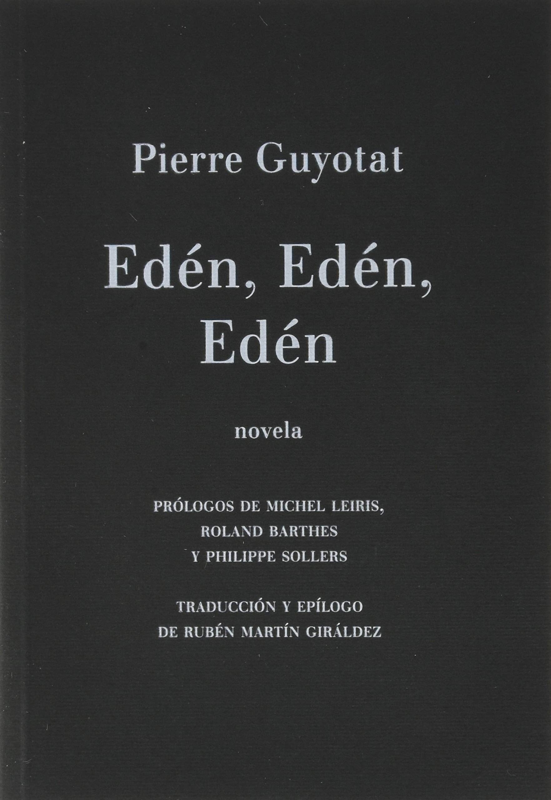 Libro: Edén, Edén, Edén