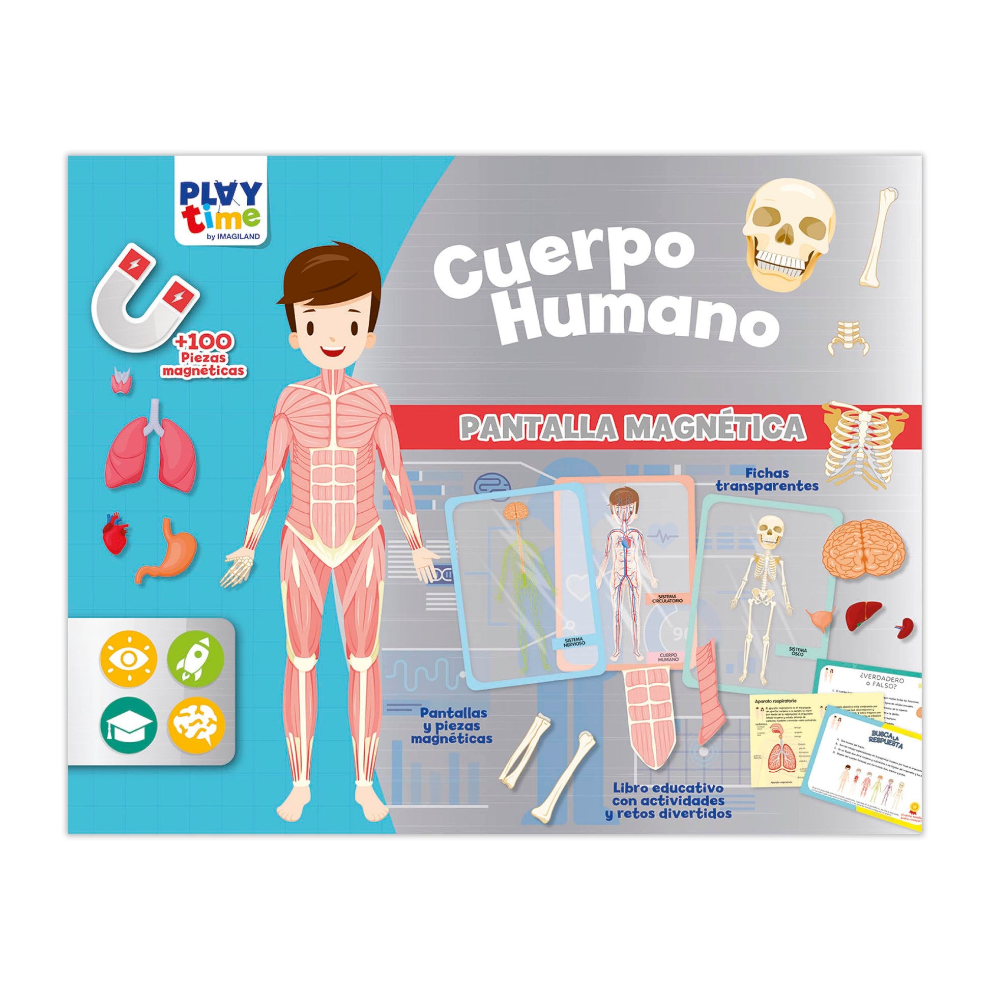 Libro: PANTALLA MAGNETICA - EL CUERPO HUMANO