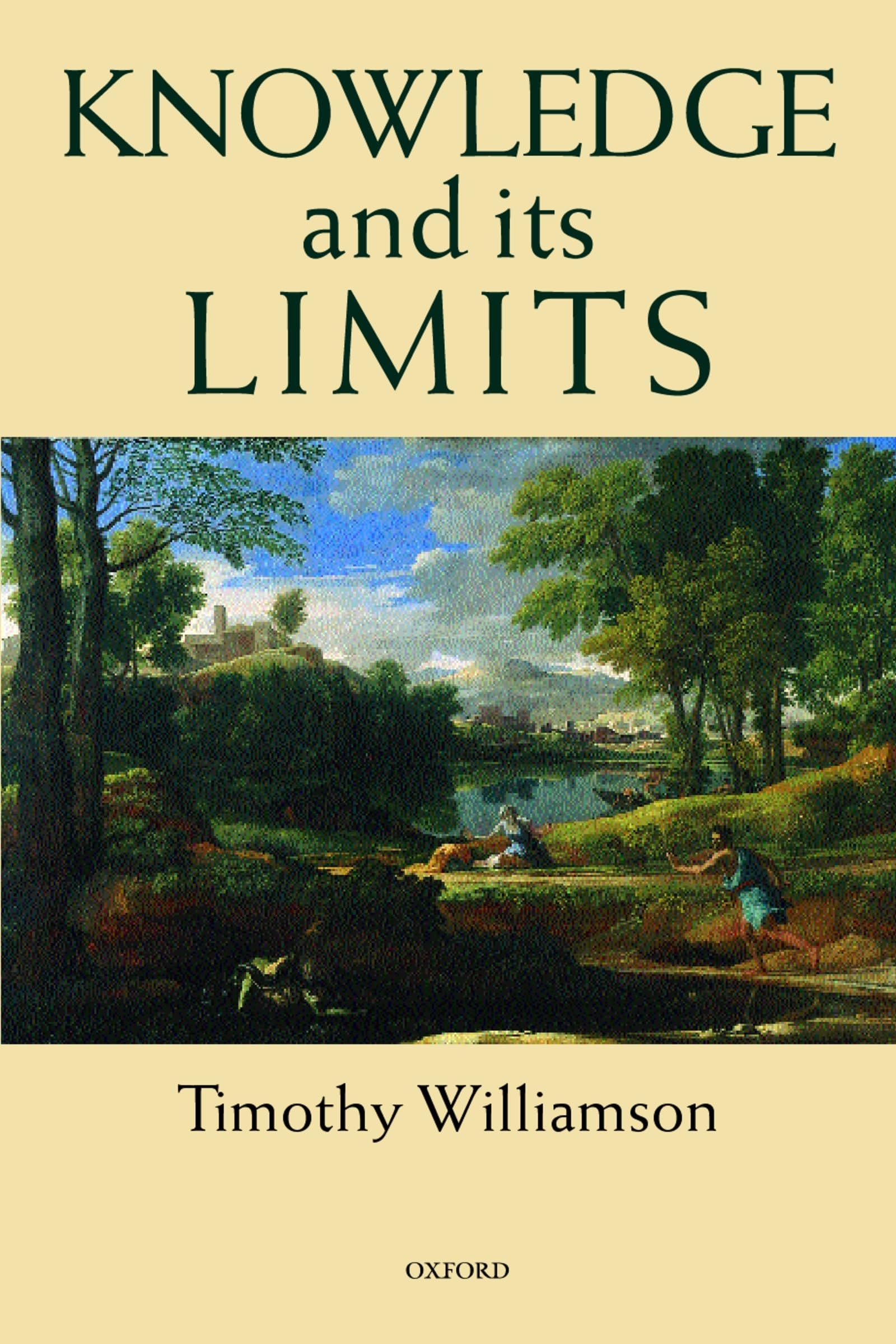 Libro: WILLIAMSON:KNOWLEDGE & ITS LIMITS PAPER