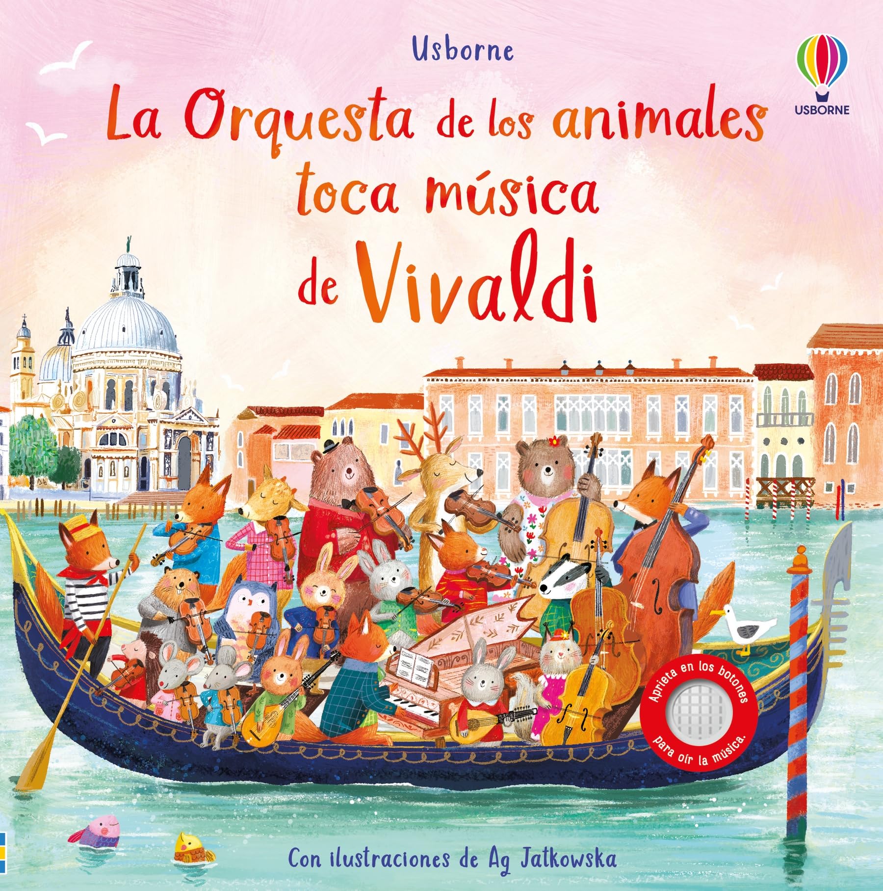 Libro: La Orquesta de los animales toca música de Vivaldi