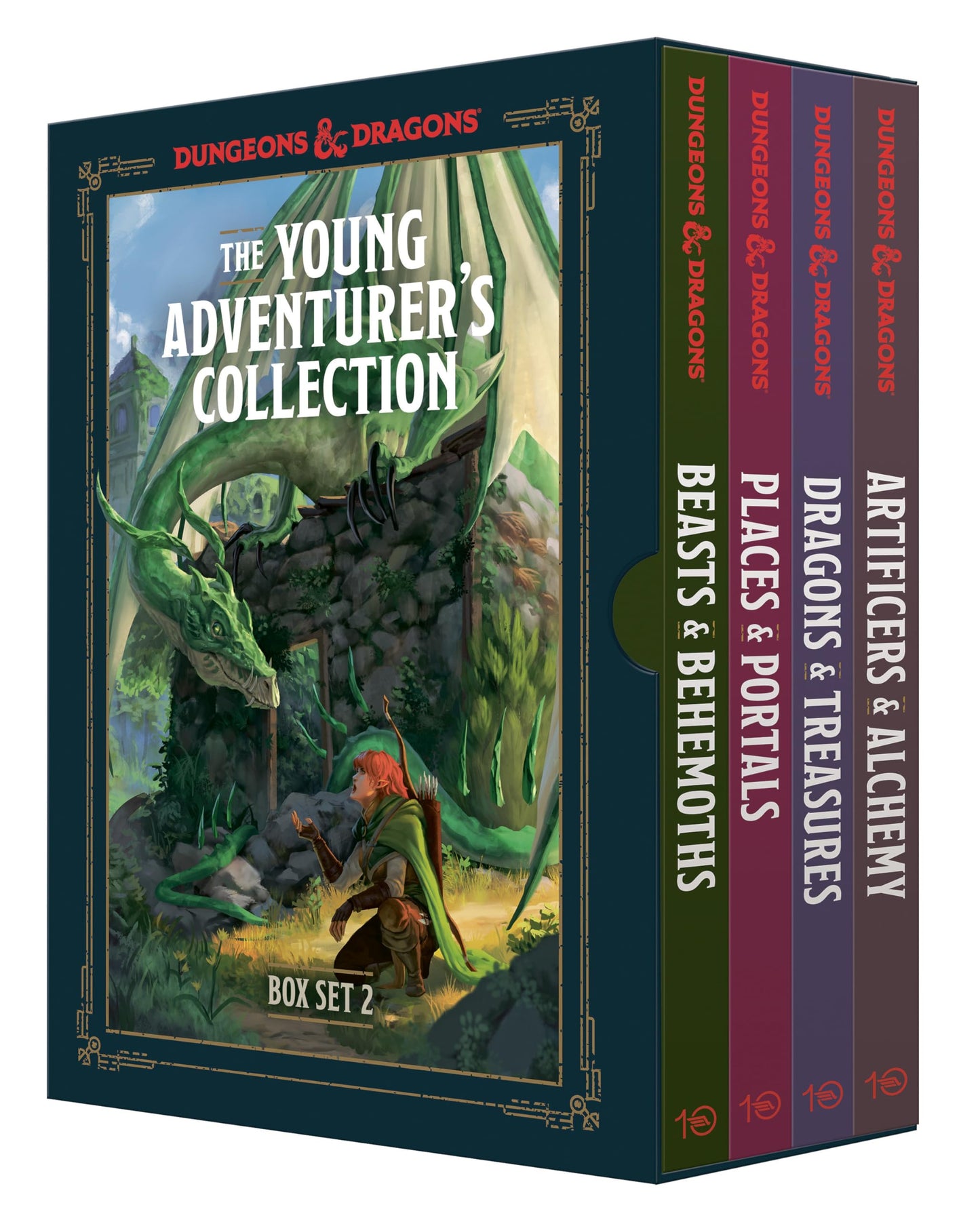 Libro: The Young Adventurer's Collection Box Set 2 (Dungeons & Dragons 4-Book Boxed Set): Beasts & Behemoths, Dragons & Treasures, Places & Portals, ... & Dragons Young Adventurer's Guides)
