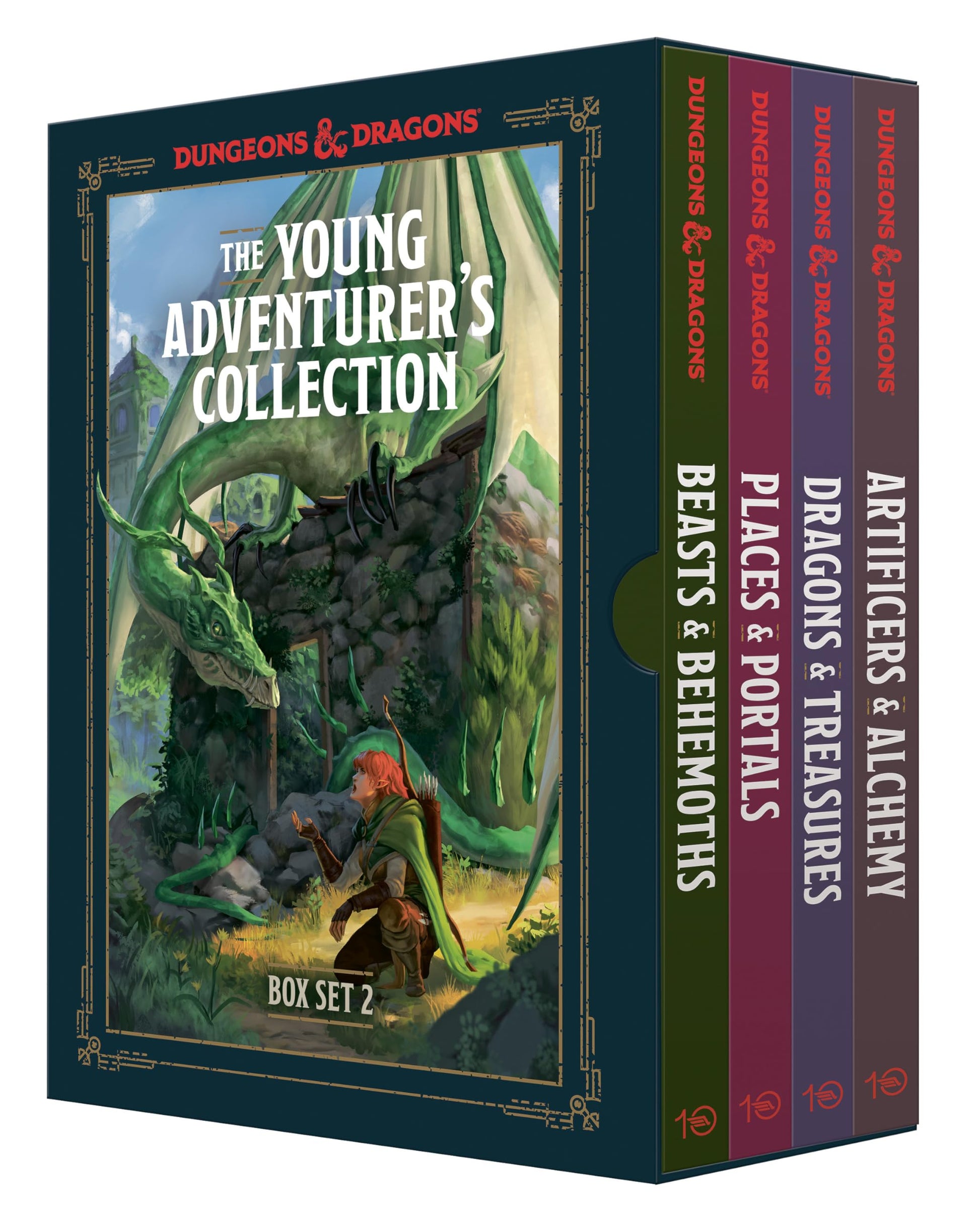 Libro: The Young Adventurer's Collection Box Set 2 (Dungeons & Dragons 4-Book Boxed Set): Beasts & Behemoths, Dragons & Treasures, Places & Portals, ... & Dragons Young Adventurer's Guides)