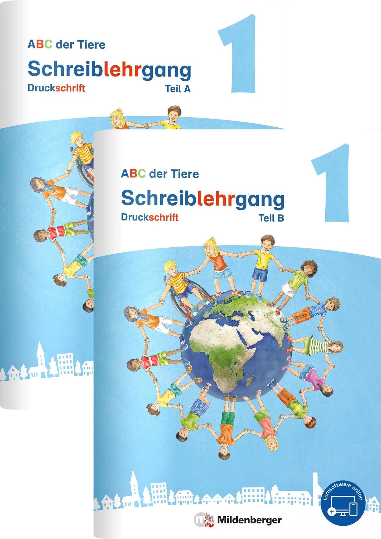 Libro: ABC der Tiere 1 Neubearbeitung - Schreiblehrgang Druckschrift, Teil A und B