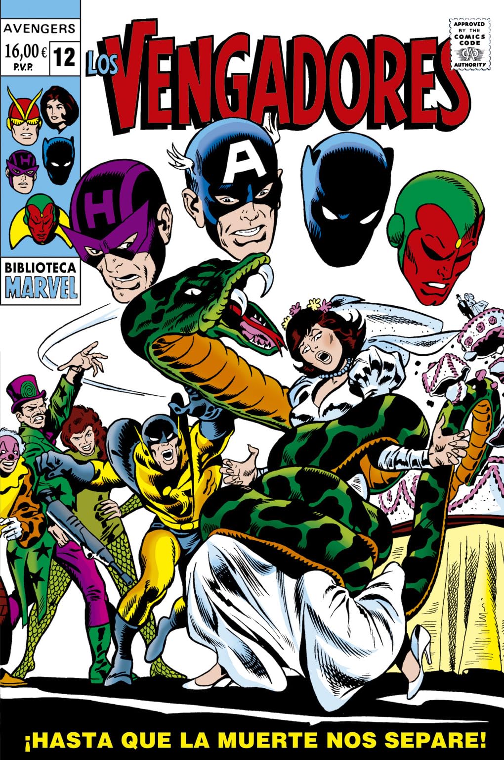 Libro: Biblioteca marvel los vengadores 12. 1969: the avengers 60-65 usa