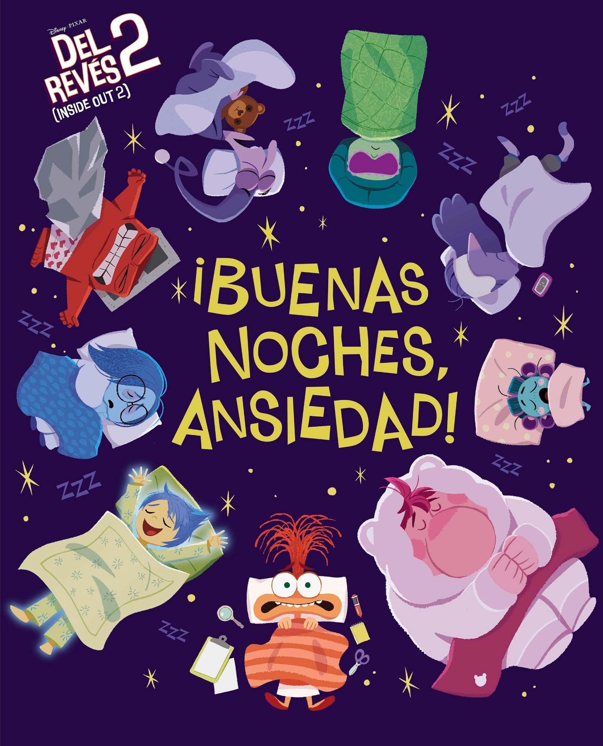Libro: Del Revés 2 (Inside Out 2) ¡Buenas noches, Ansiedad!