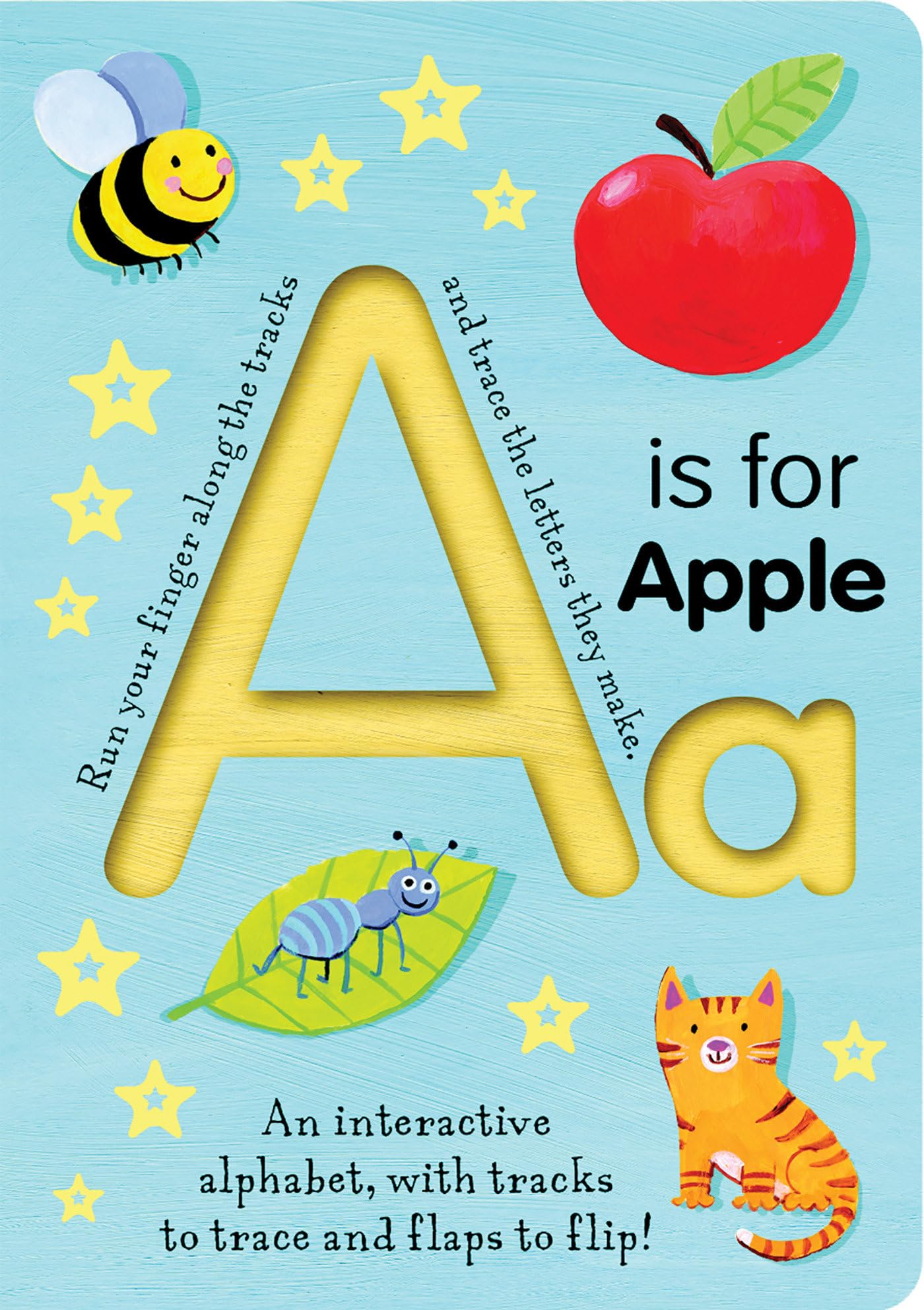 Libro: A is for Apple: An Interactive Alphabet With Tracks to Trace and Flaps to Flip! (Smart Kids Trace-and-Flip)