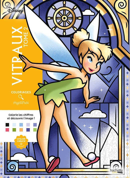 Coloriages mystères Disney Vitraux: Tome 2