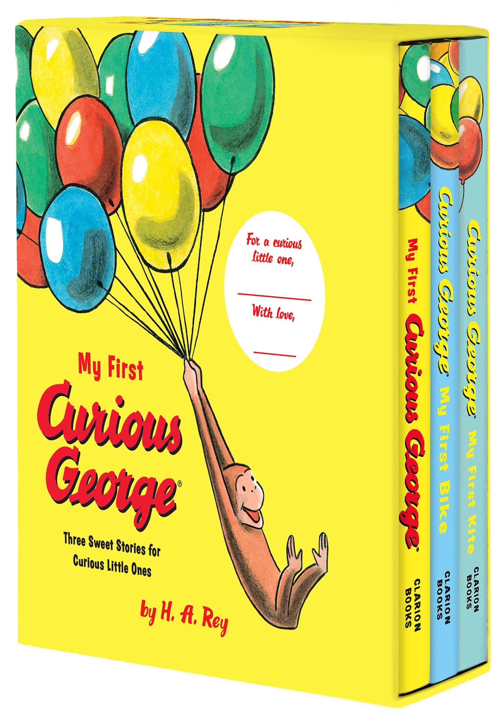 Libro: My First Curious George 3-Book Box Set: My First Curious George, Curious George: My First Bike, Curious George: My First Kite