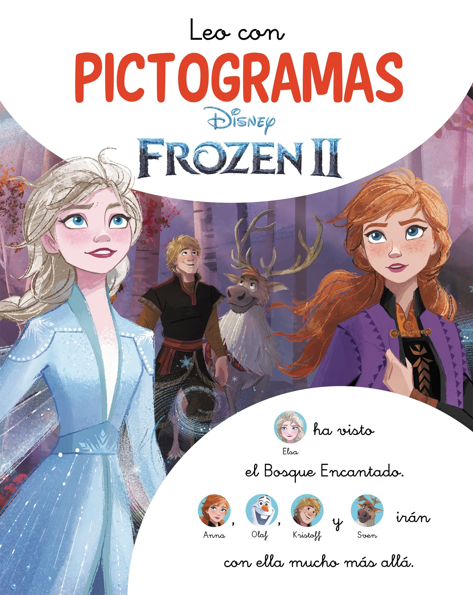 Libro: Frozen II. Leo con pictogramas (Disney. Lectoescritura) (Aprendo con Disney)