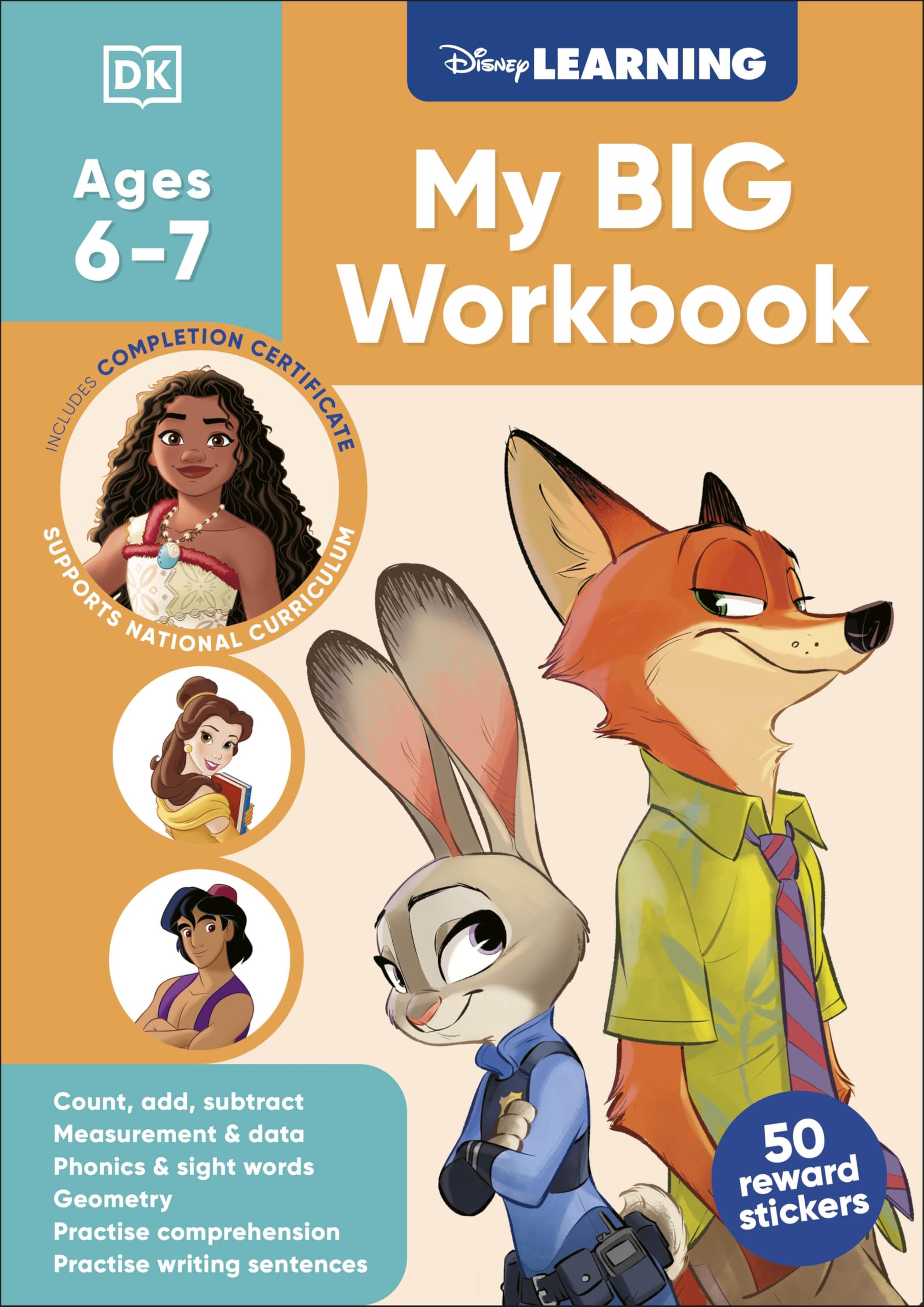 Libro: Disney Learning Big Workbook Ages 6-7 (Year 2)