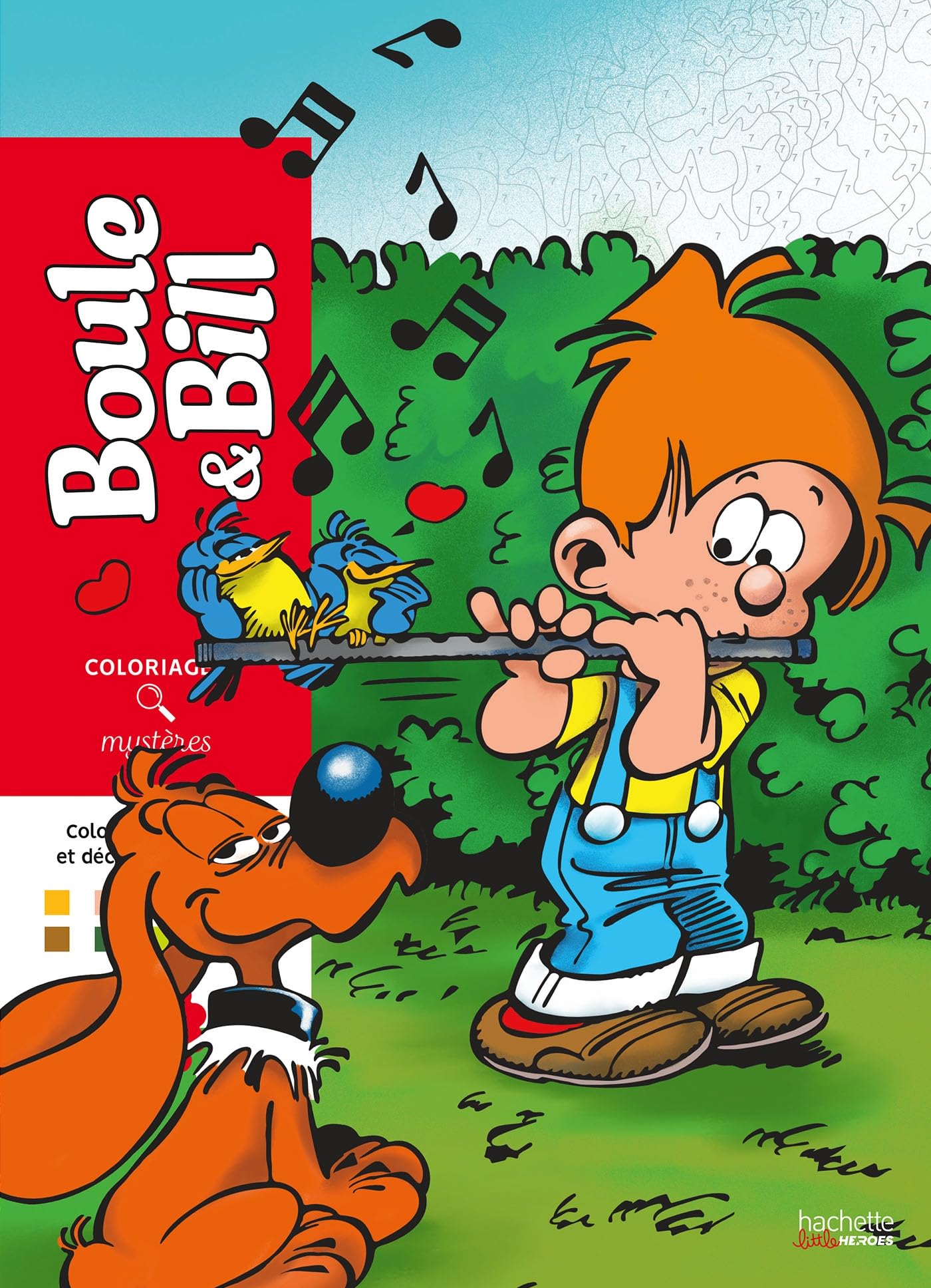 Libro: Coloriages mystères Boule & Bill: Coloriez les chiffres et découvrez l'image