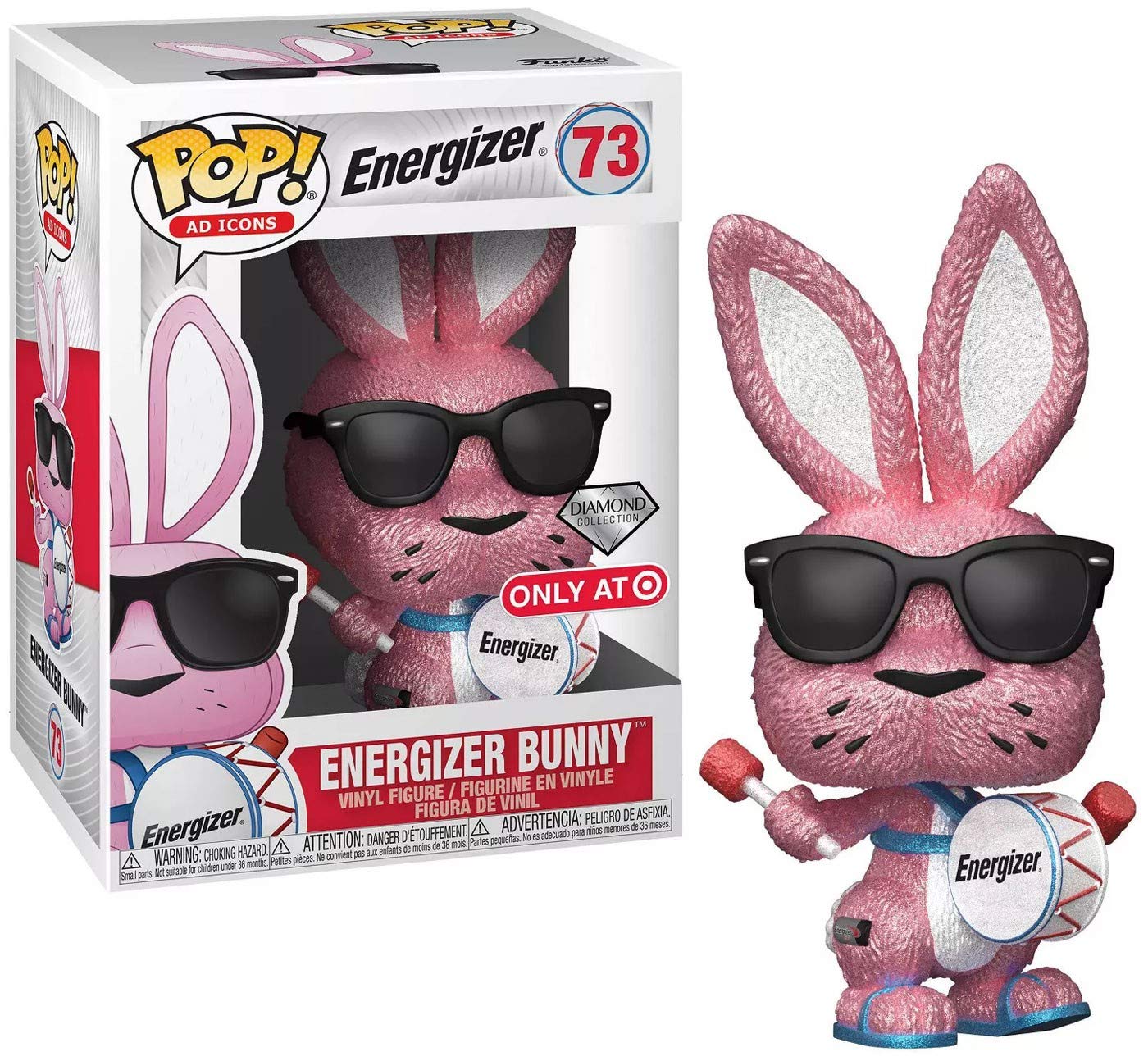 Funko Pop! Íconos Publicitarios: Energizer Bunny - Diamond Collection Target Exclusivo (SDCC Debut)