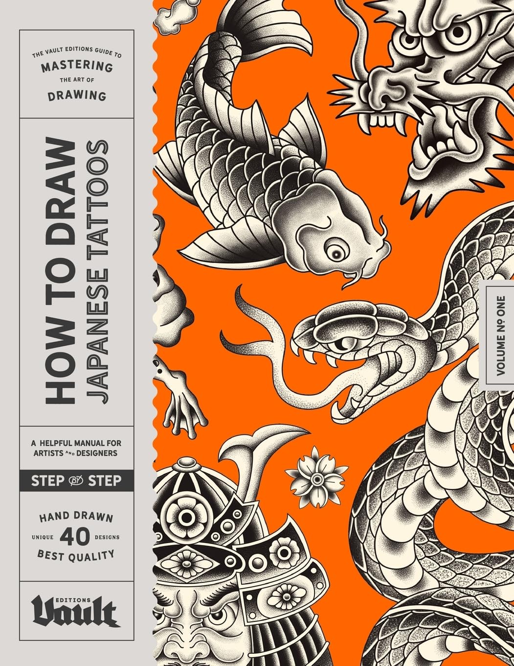 Libro: How to Draw Japanese Tattoos: A Step-By-Step Guide to Drawing Traditional Japanese Tattoo Designs for Beginners and Experienced Artists (How to Draw series by Vault Editions)