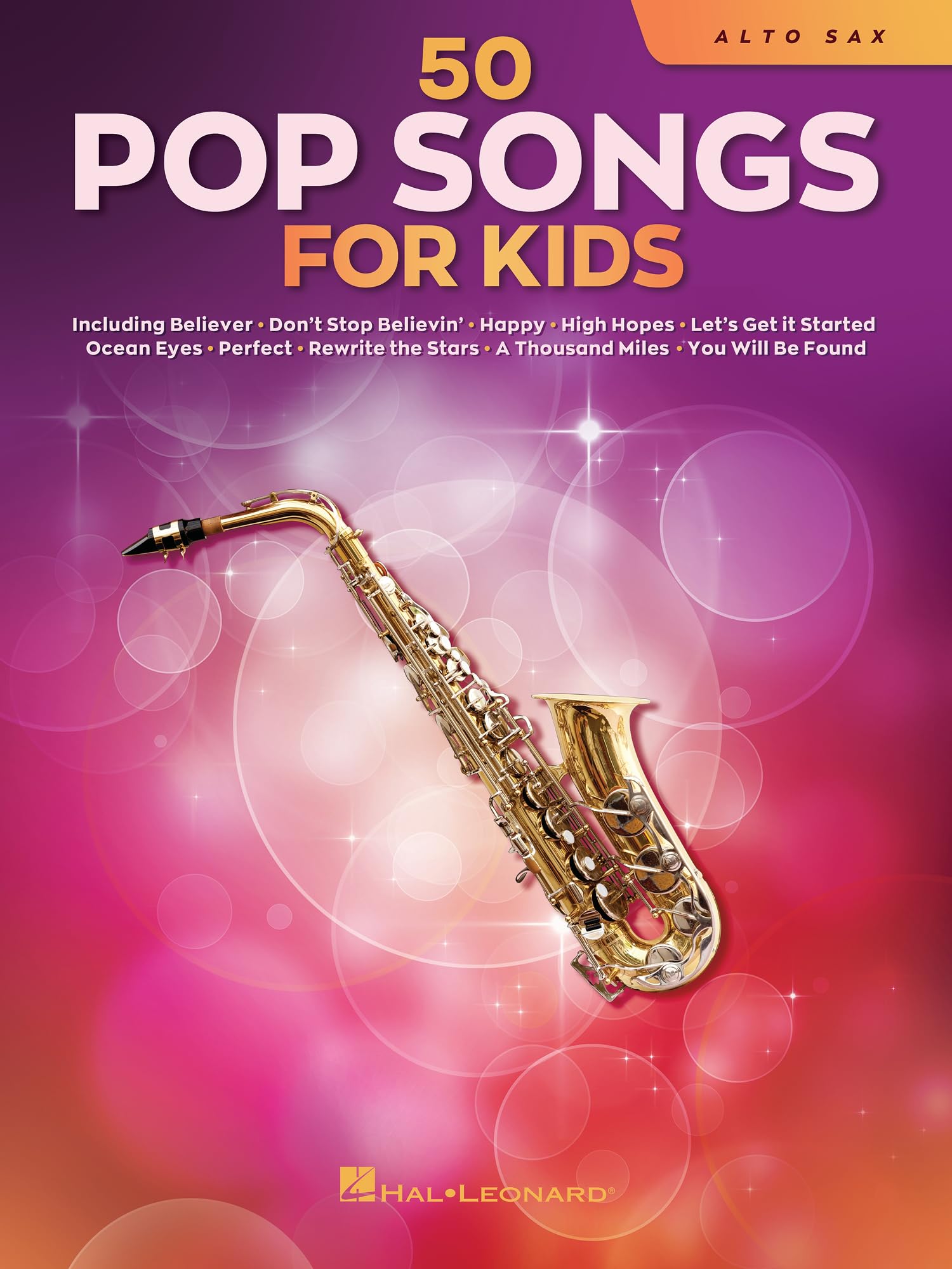 Libro: 50 Pop Songs for Kids: For Alto Sax