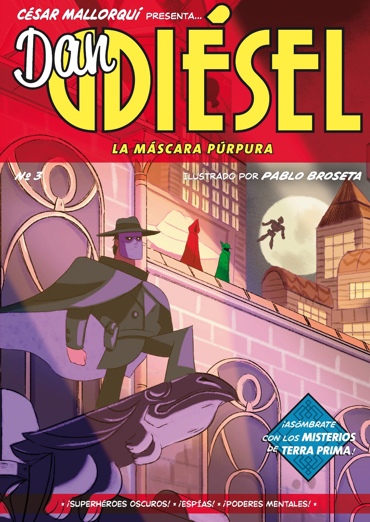 Libro: Dan Diésel 3: La máscara púrpura