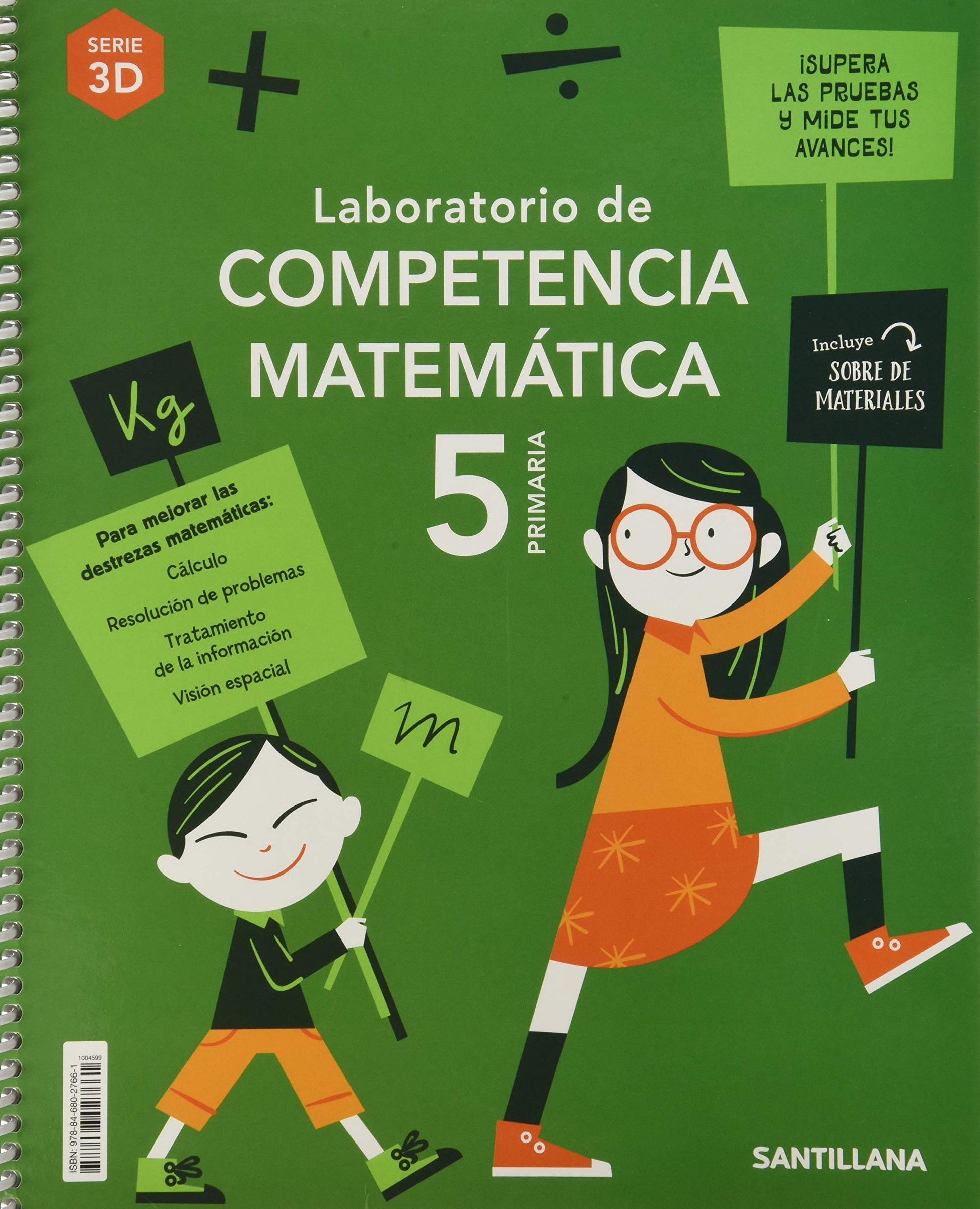 Libro: LABORATORIO DE COMPETENCIA MATEMATICA SERIE 3D 5 PRIMARIA