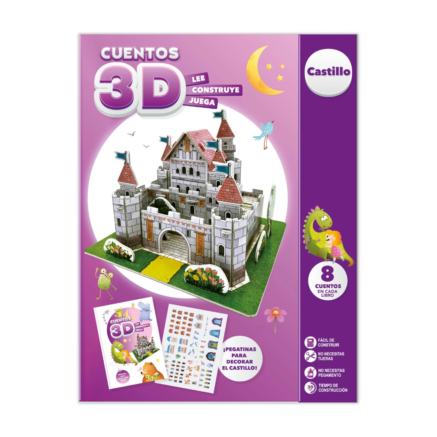 Libro: CUENTOS PARA IMAGINAR Y CONSTRUIR 3D - CASTILLO