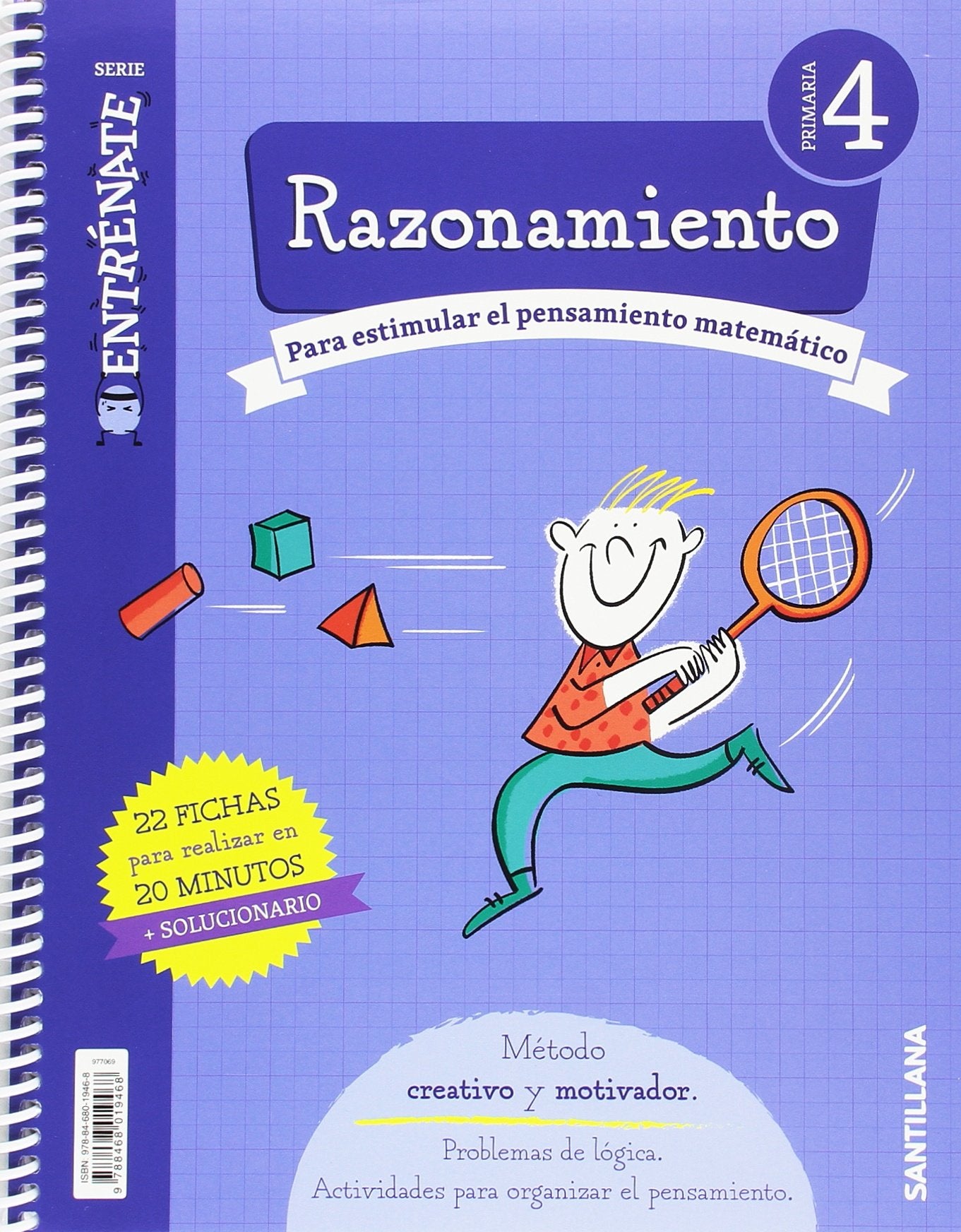 Libro: CUADERNO RAZONAMIENTO SERIE ENTRENATE 4 PRIMARIA
