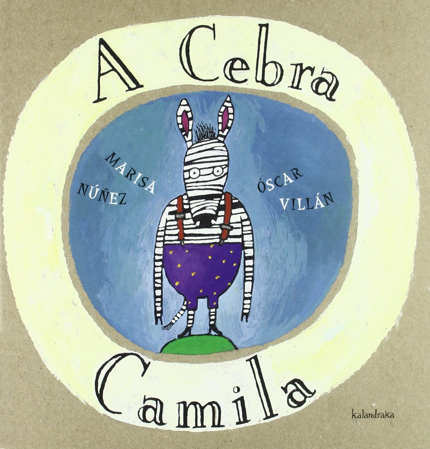Libro: A cebra Camila (demademora) Edición gallega