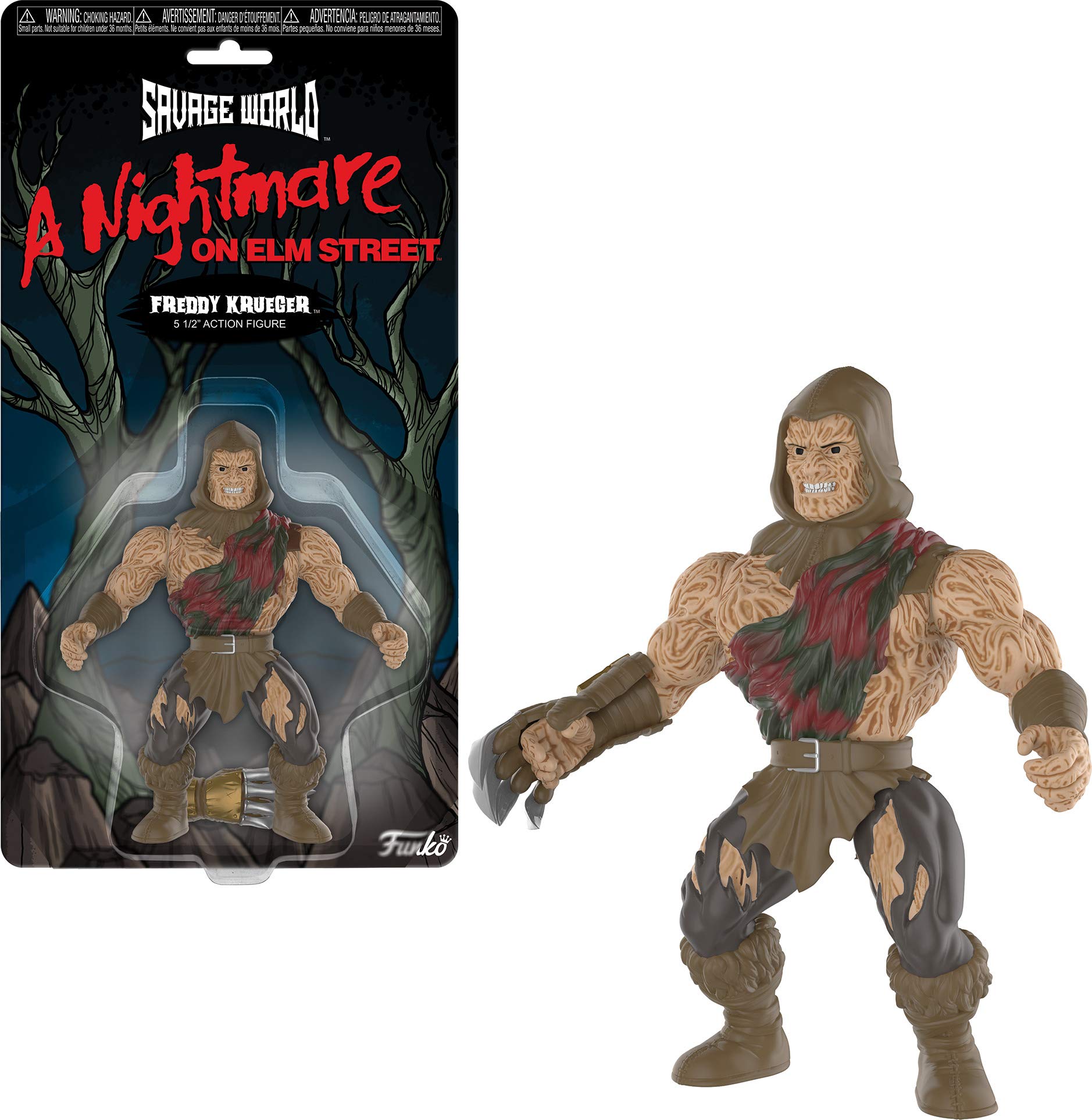 Funko Savage World: Nightmare On Elm Street - Freddy Collectible Figura, Multicolor