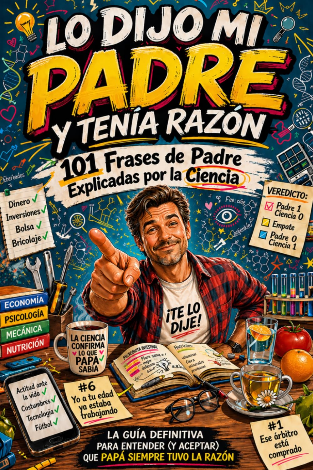 Lo Dijo Mi Padre y Tenía Razón - 101 Frases de Padre Explicadas por la Ciencia: La Guía Definitiva Para Entender (y Aceptar) Que Papá Siempre Tuvo Razón (Regalos Originales para Hombre)