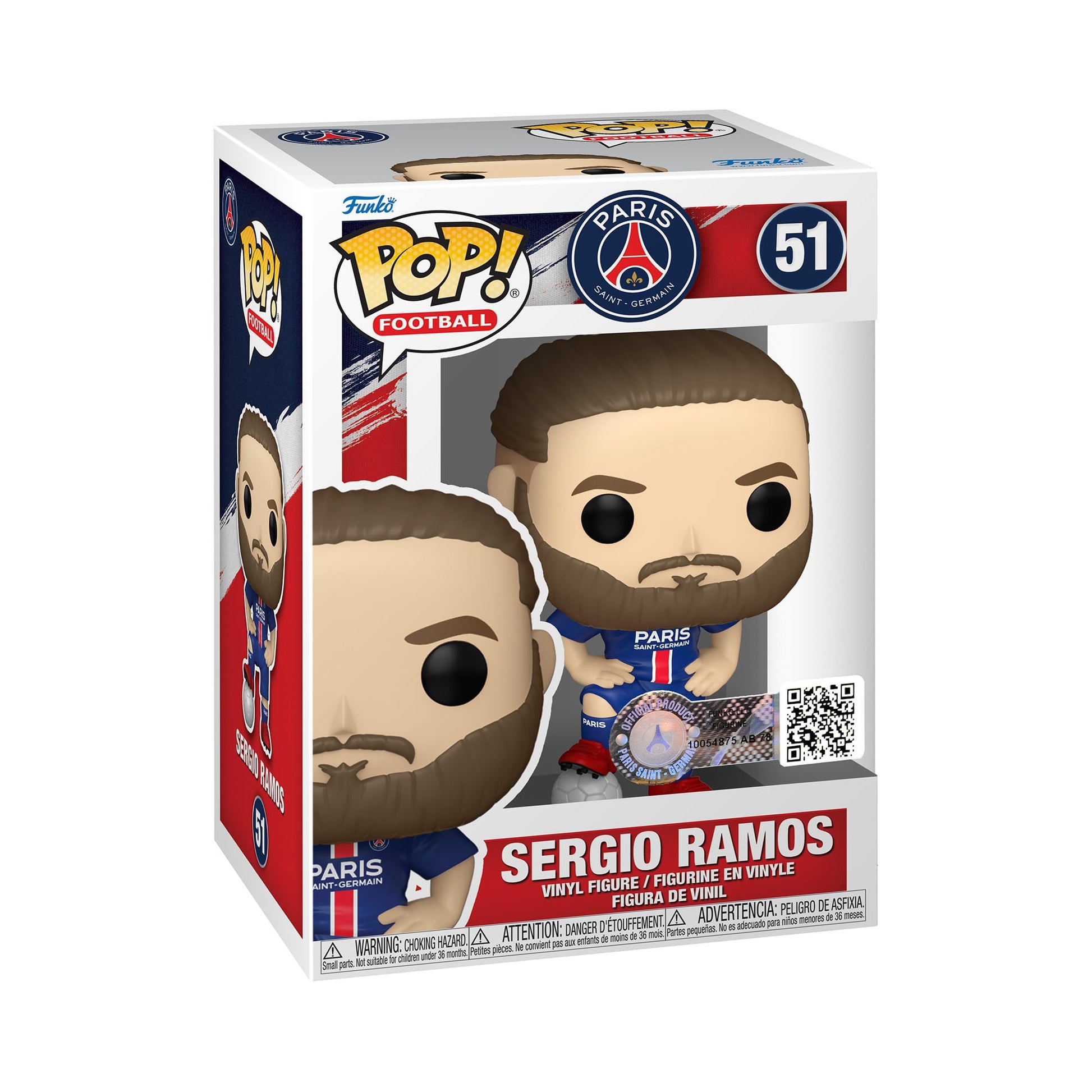 Funko Pop! Fútbol Americano: Paris Saint-Germain - Sergio Ramos