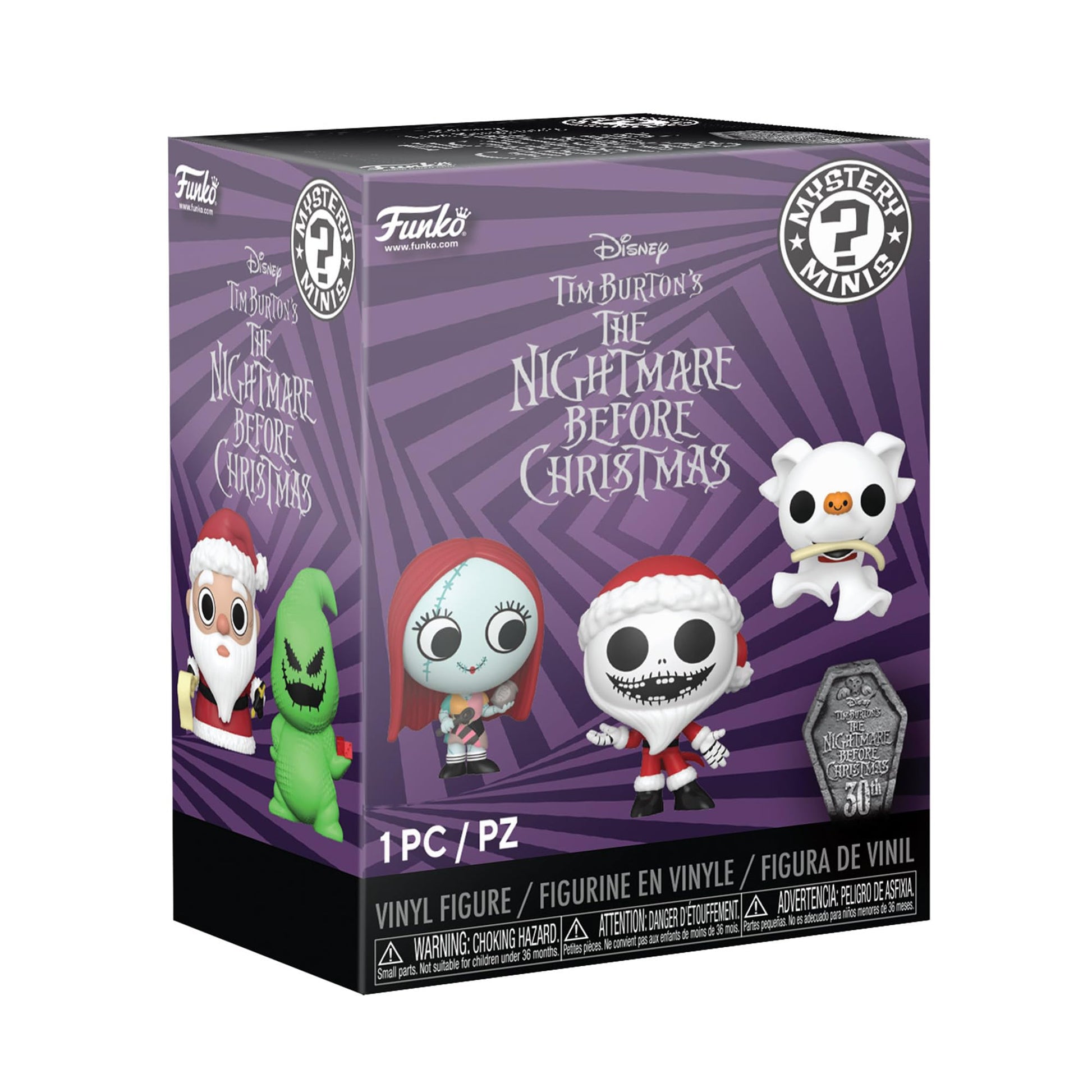 Funko Mystery Mini - Disney The Pesadilla Antes de Navidad 30th - 1 of 12 to Collect - Styles Vary - Disney: The Pesadilla Antes de Navidad