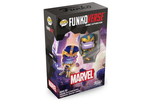 Funko Funkoverse Marvel 101 Thanos Light Strategy Board Game - Ages 10+, 2-4 Players, Collectible Figura de Vinilo