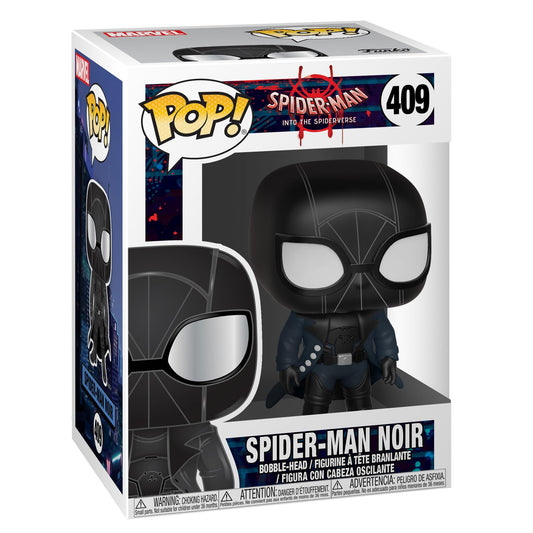 Funko Pop Marvel: Animated Spider-Man Movie - Spider-Man Noir Collectible Figura, Multicolor