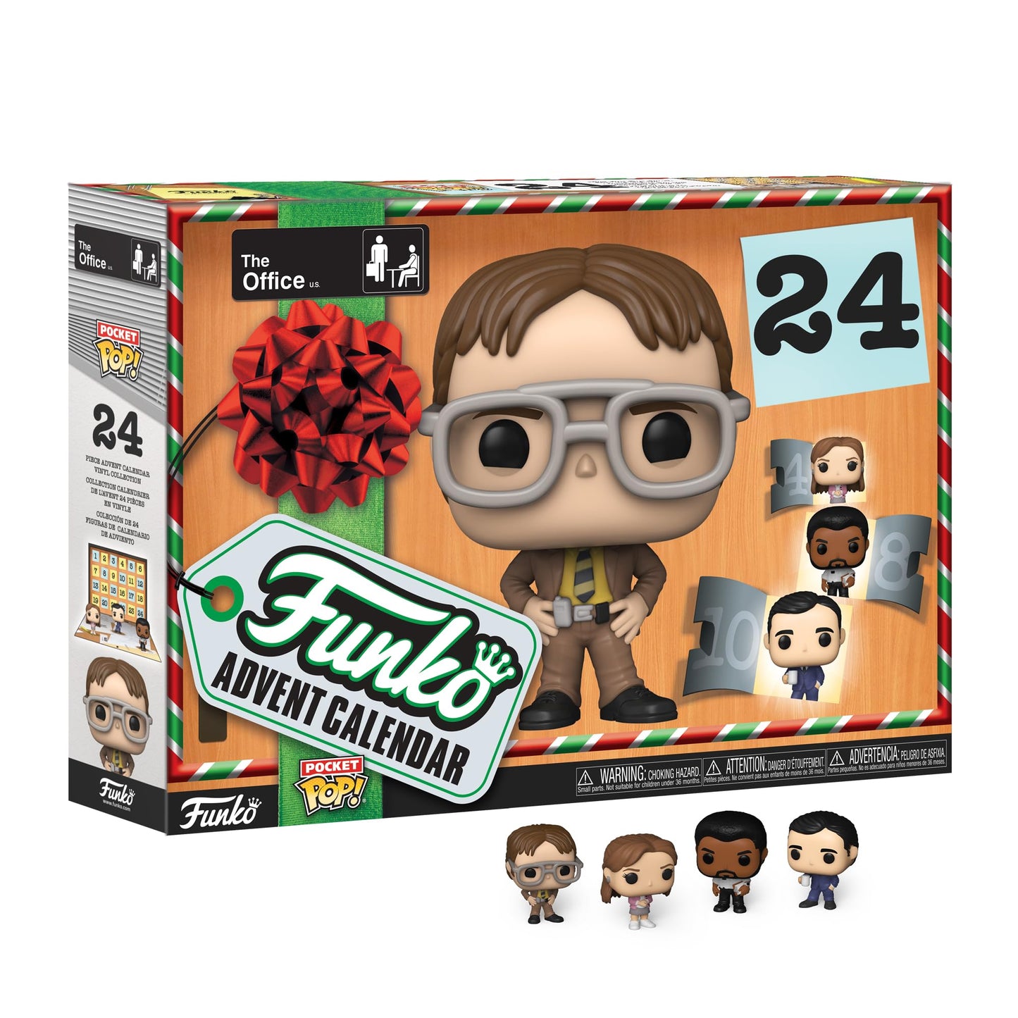 Funko Pop! Advent Calendar: The Office - Michael Scott - 24 Days of Surprises - Collectible Vinyl Mini Figures - Mystery Box