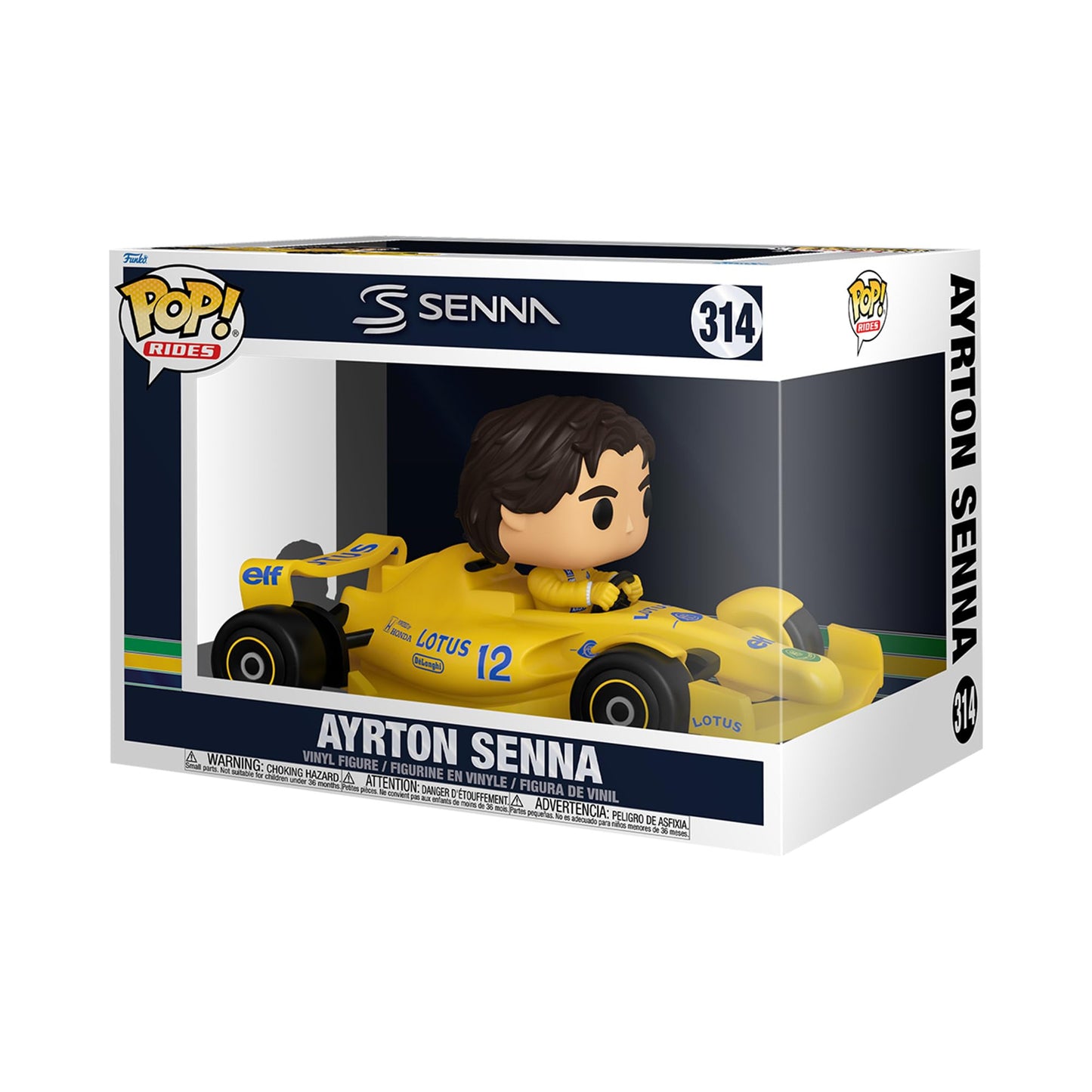 Funko Pop! Vehículos Super Deluxe: Lotus - Ayrton Senna