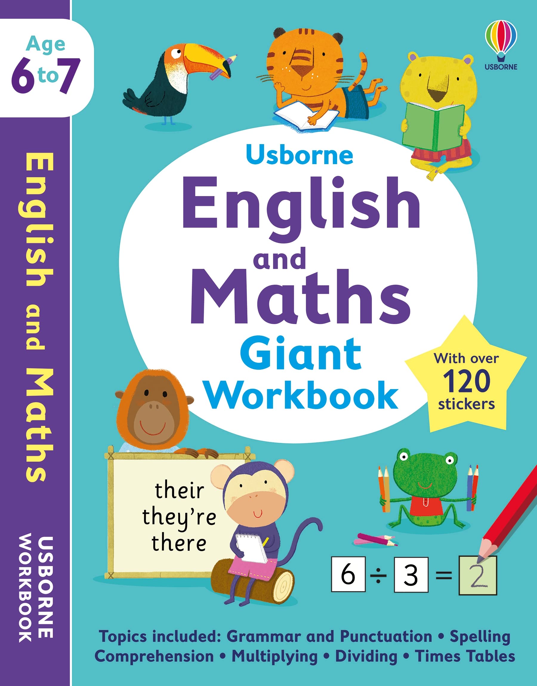 Libro: Usborne English and Maths Giant Workbook 6-7