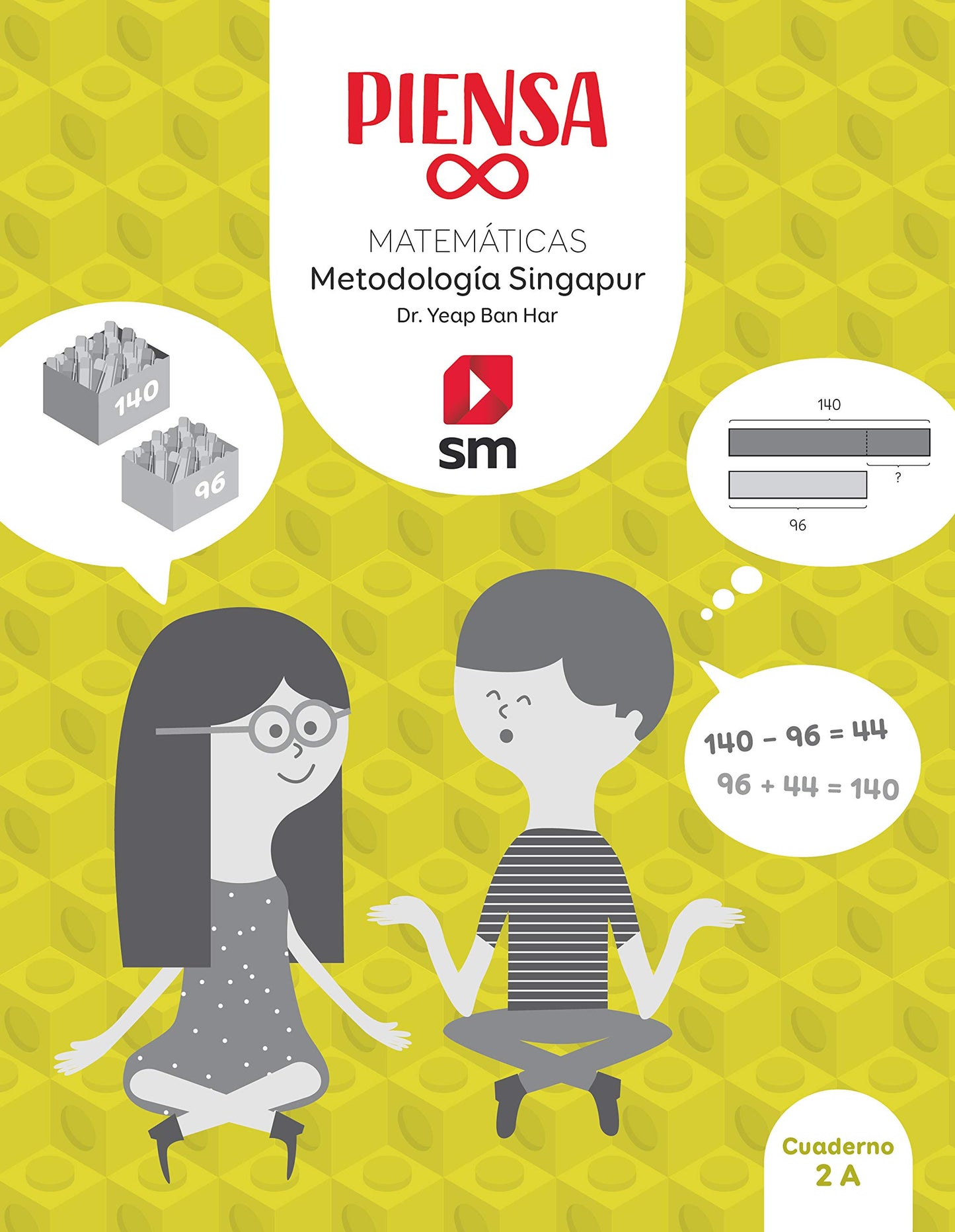 Libro: Cuaderno. Piensa infinito. Matemáticas. Metodología Singapur. 2 Primaria
