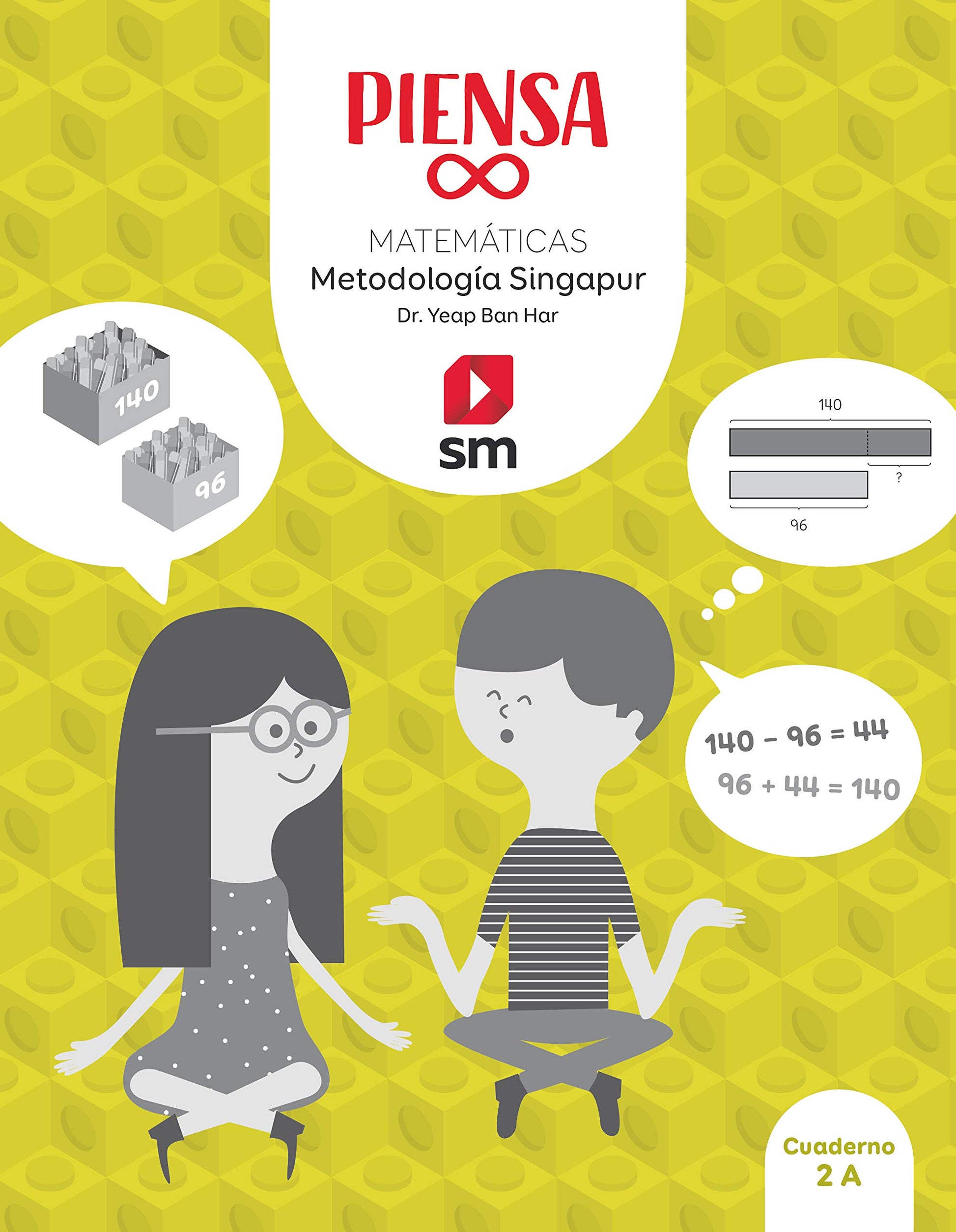 Libro: Cuaderno. Piensa infinito. Matemáticas. Metodología Singapur. 2 Primaria