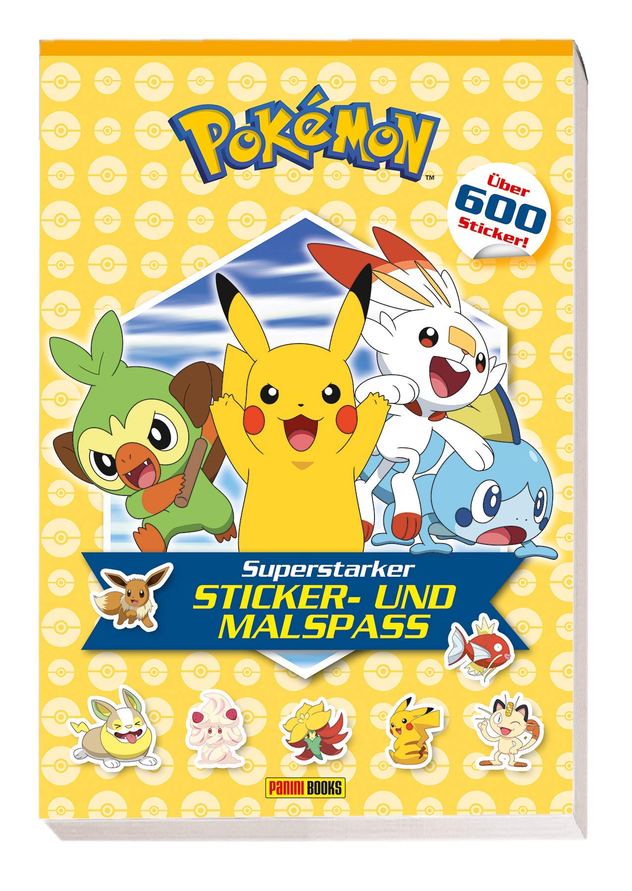 Libro: Pokémon: Superstarker Sticker- und Malspaß: über 600 Sticker