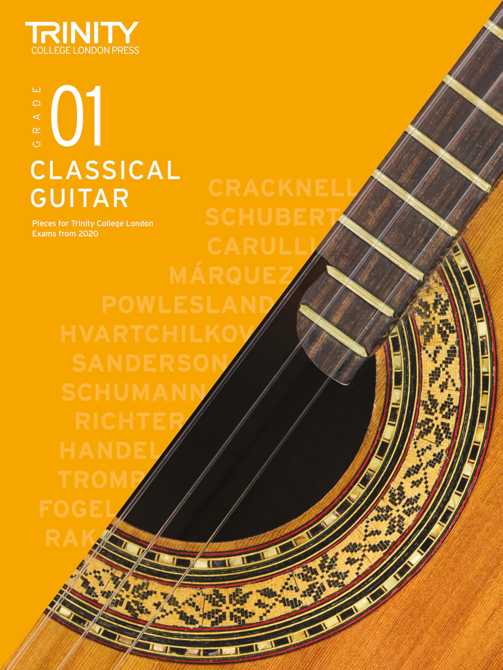 Libro: Trinity College London Classical Guitar Exam Pieces 2020-2023: Grade 1