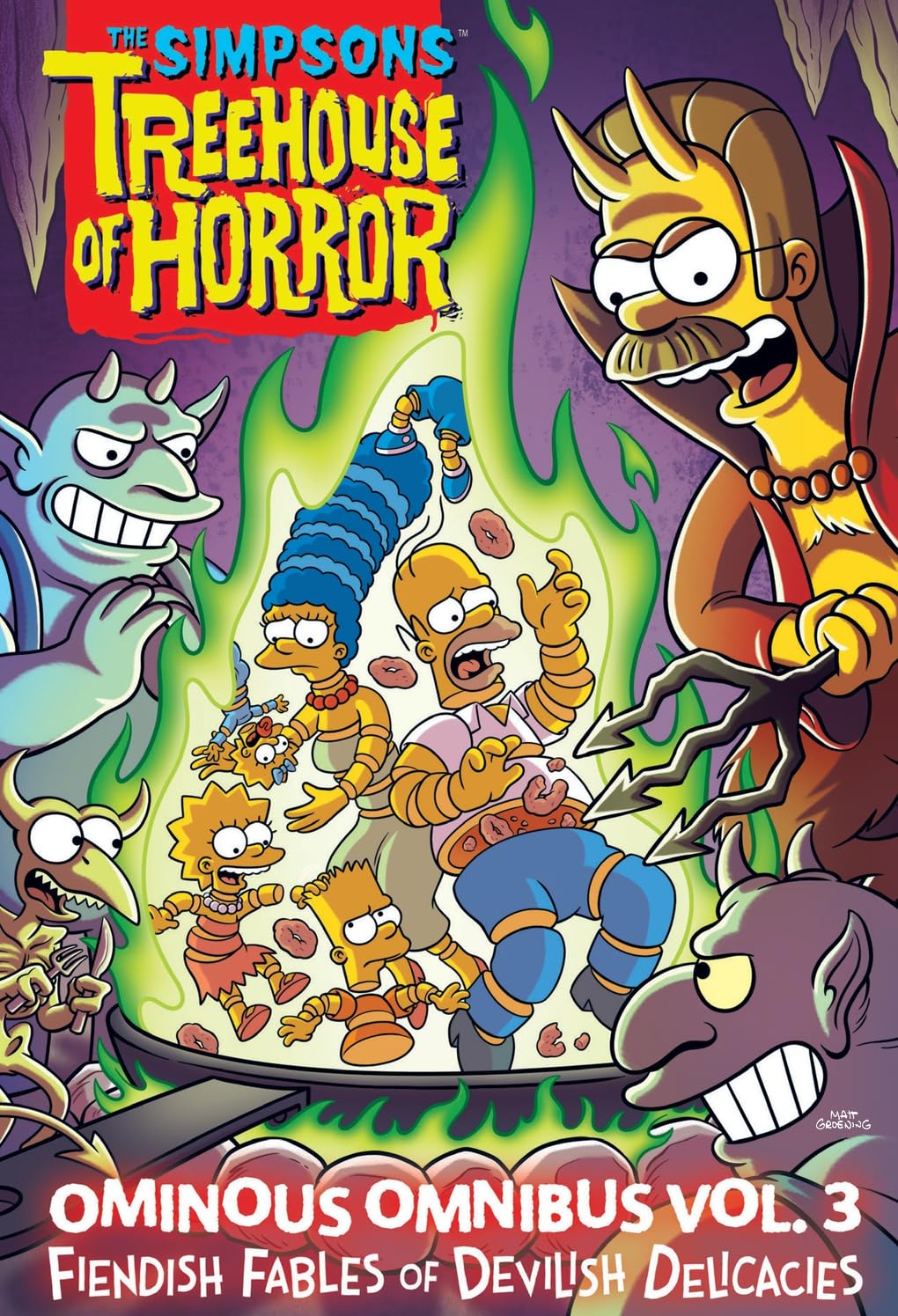 Libro: The Simpsons Treehouse of Horror Ominous Omnibus Vol. 3: Fiendish Fables of Devilish Delicacies (Volume 3)